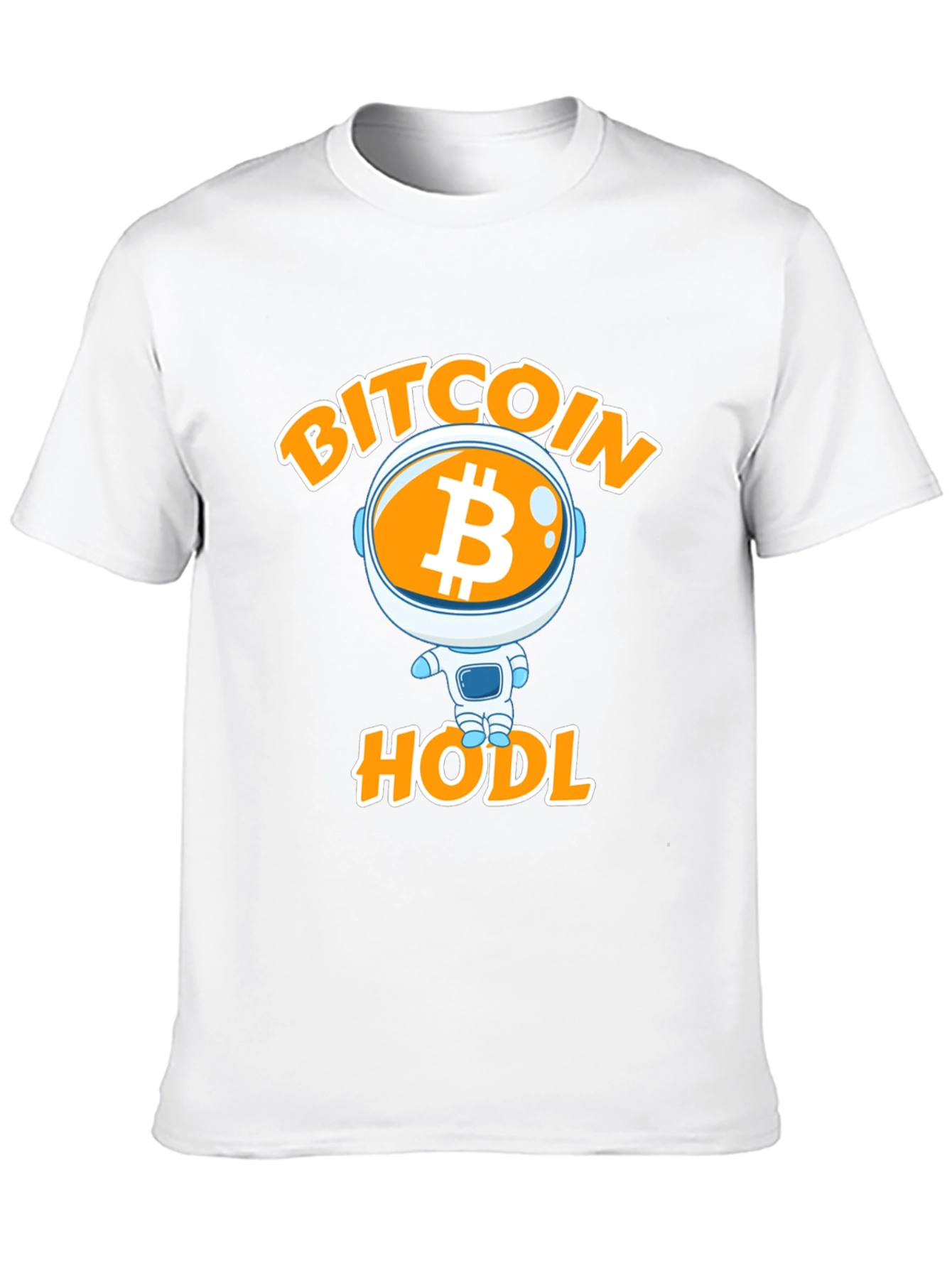 Bitcoin HODL Astronaut Graphic T-Shirt
