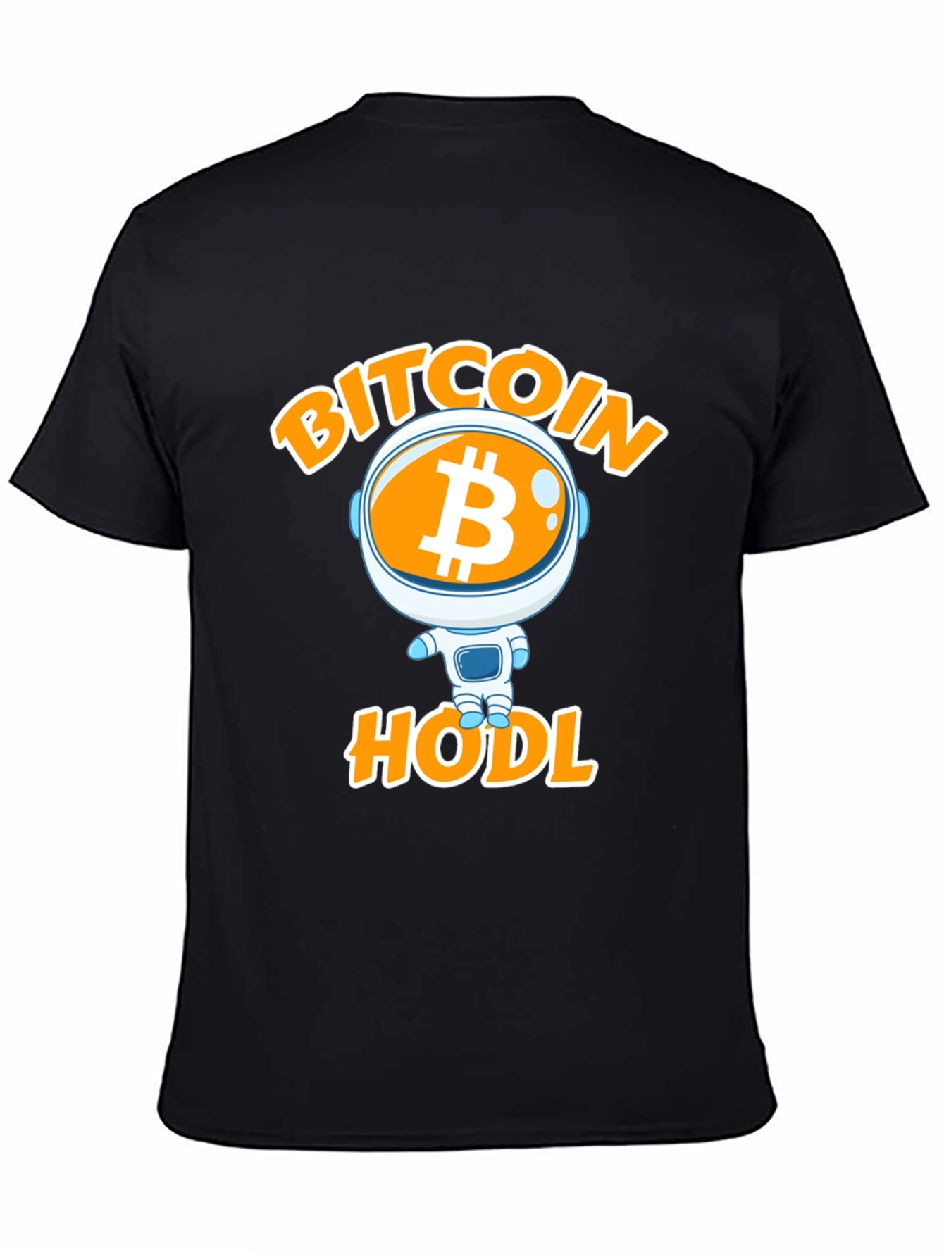 Bitcoin HODL Astronaut Graphic T-Shirt