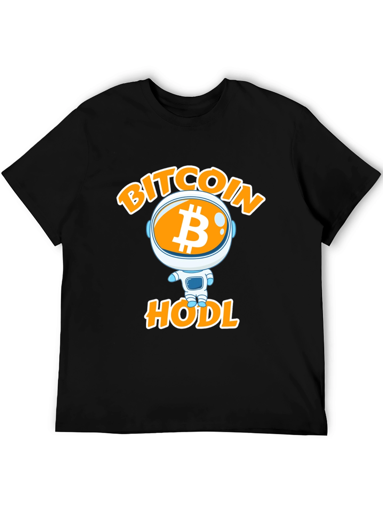 Bitcoin HODL Astronaut Graphic T-Shirt