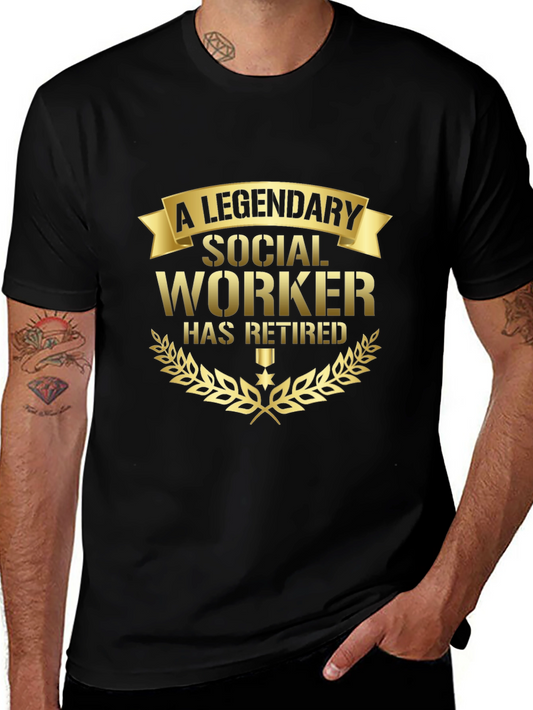 Legendary Social Worker Retirement T-Shirt