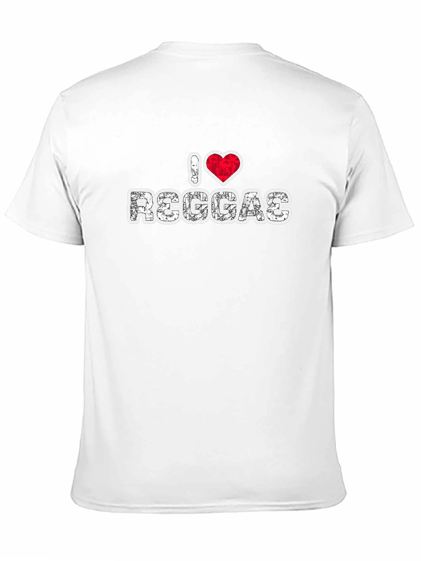 I Love Reggae Black T-Shirt