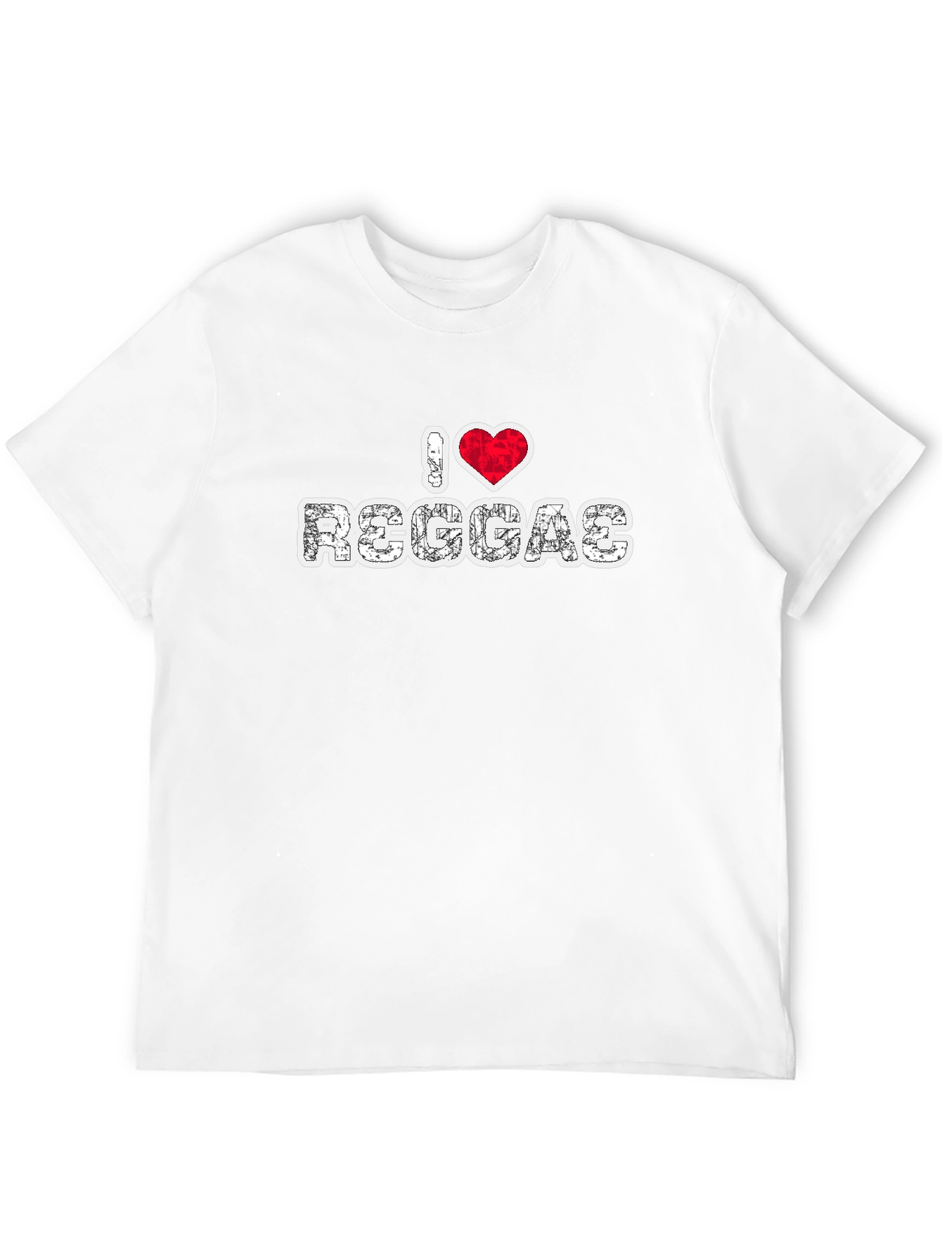 I Love Reggae Black T-Shirt