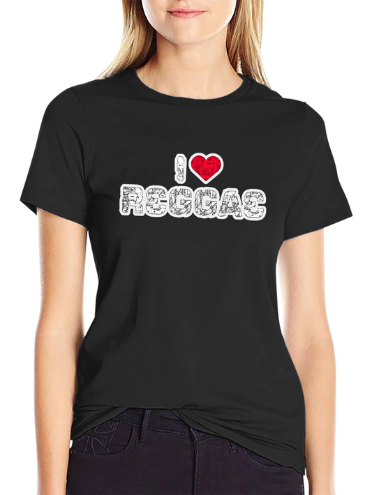 I Love Reggae Black T-Shirt