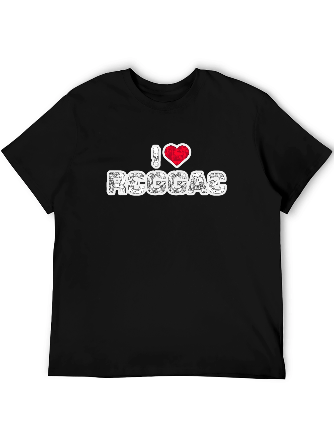 I Love Reggae Black T-Shirt