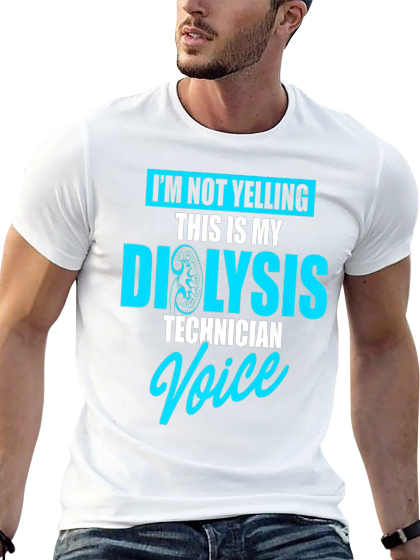 Dialysis Technician Voice T-Shirt Funny Gift