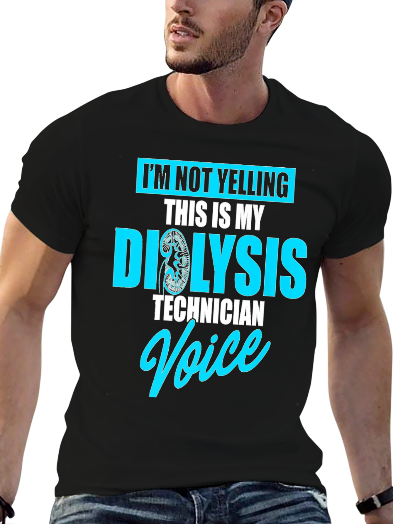 Dialysis Technician Voice T-Shirt Funny Gift