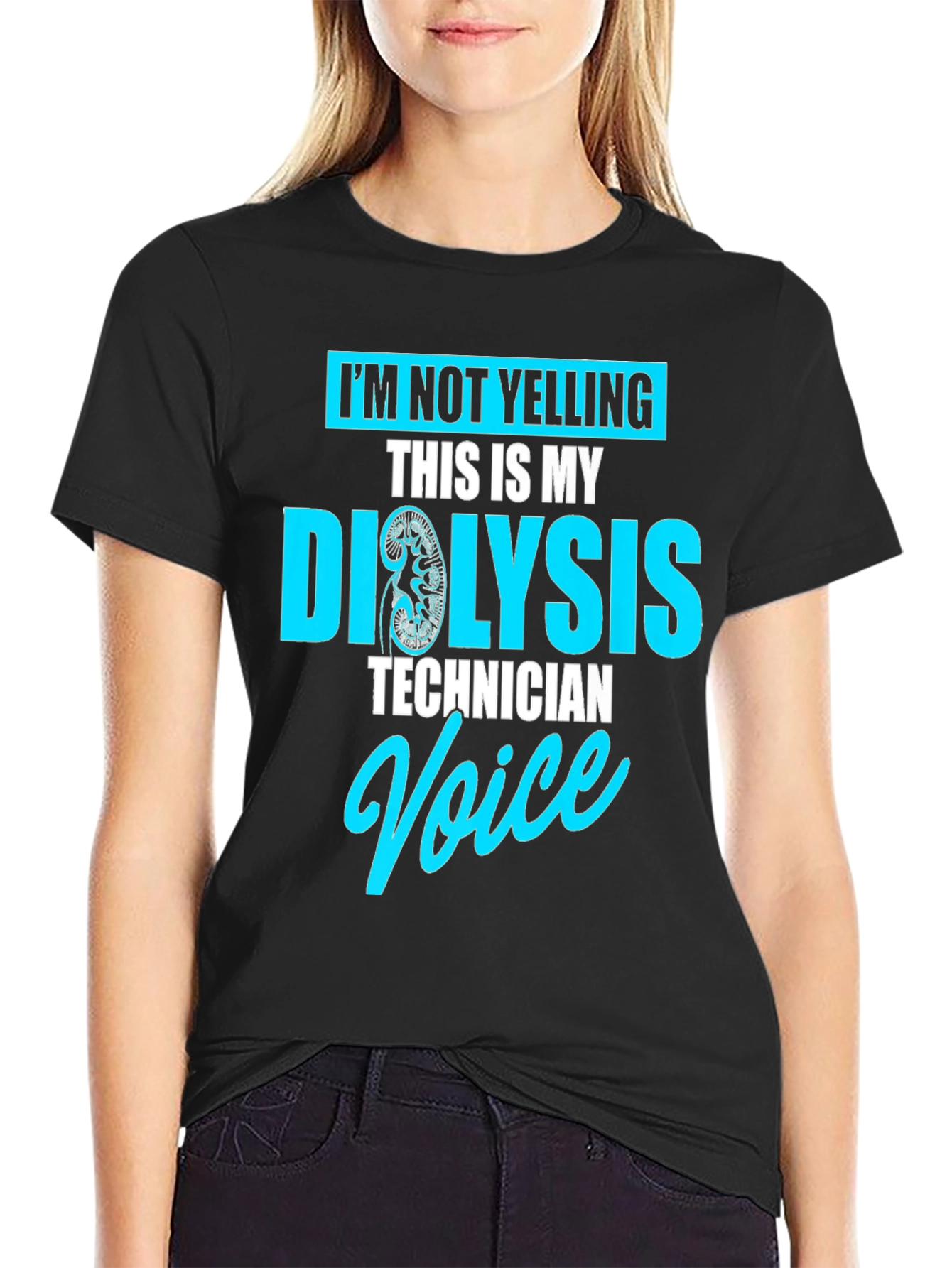 Dialysis Technician Voice T-Shirt Funny Gift