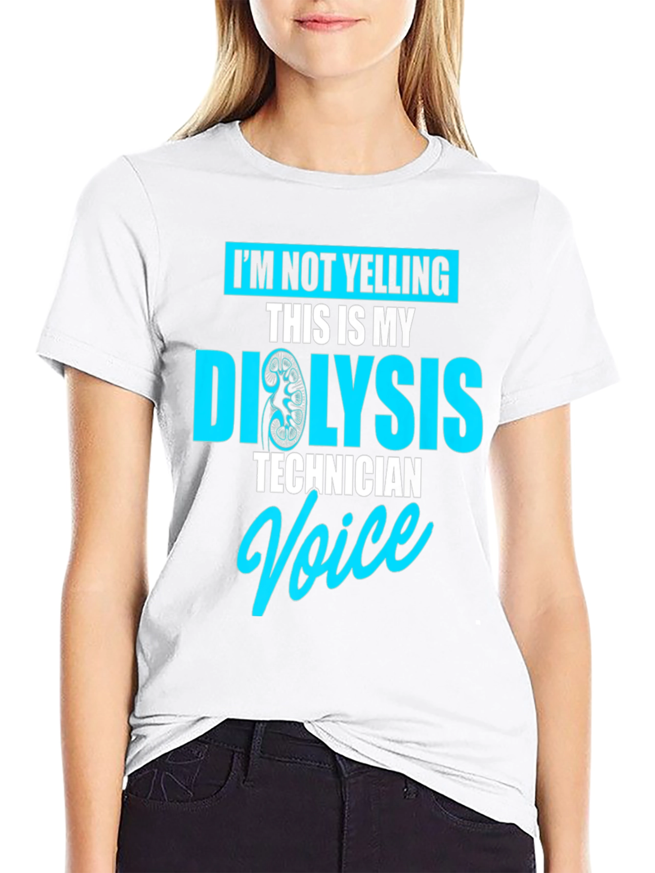 Dialysis Technician Voice T-Shirt Funny Gift