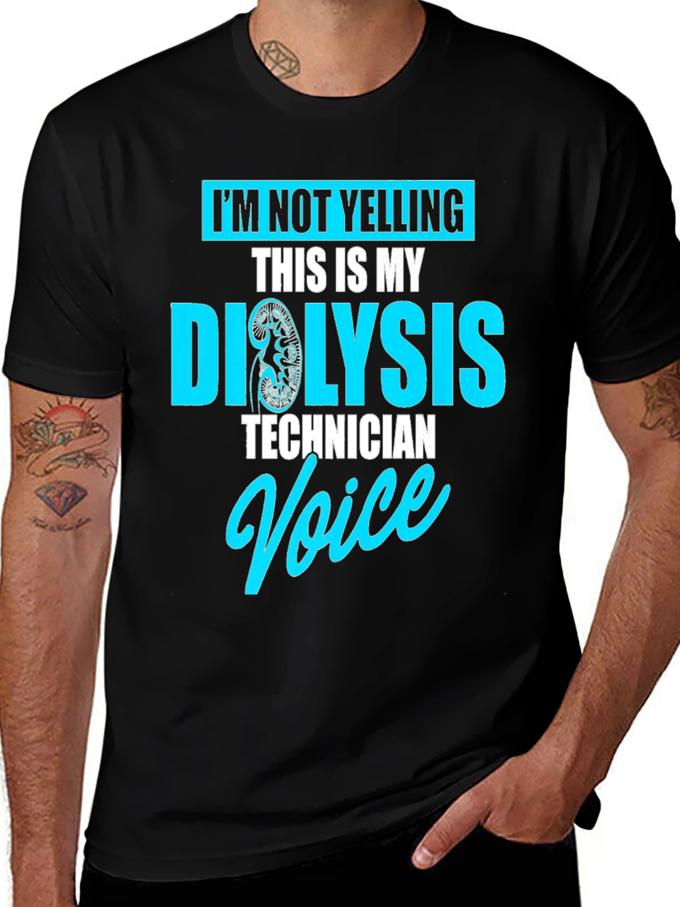 Dialysis Technician Voice T-Shirt Funny Gift