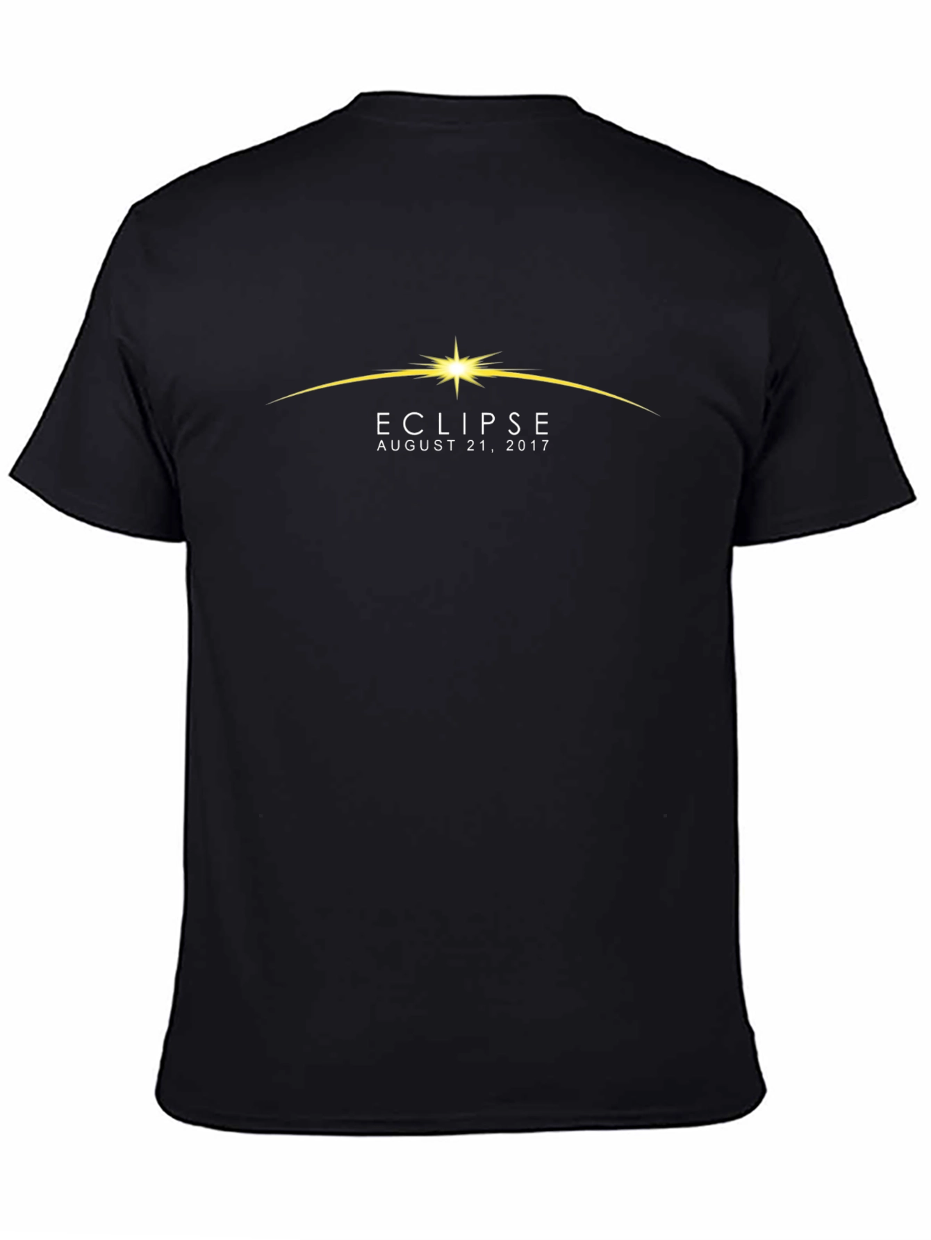 Eclipse August 21 2017 Black T-Shirt