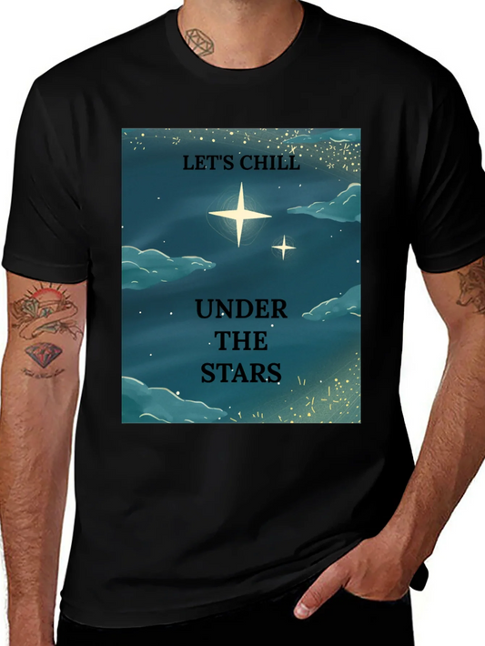 Lets Chill Under The Stars Graphic T-Shirt