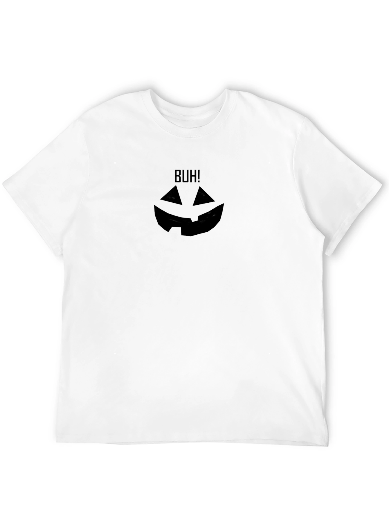 Buh! Halloween Graphic T-Shirt - Black