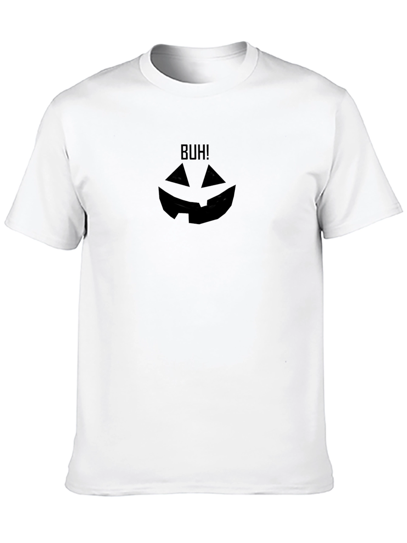 Buh! Halloween Graphic T-Shirt - Black