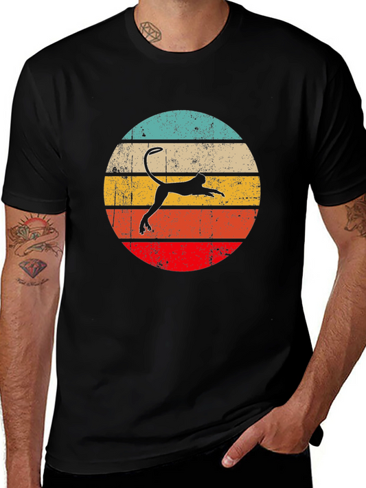 Retro Monkey T-Shirt - Vintage Style Tee