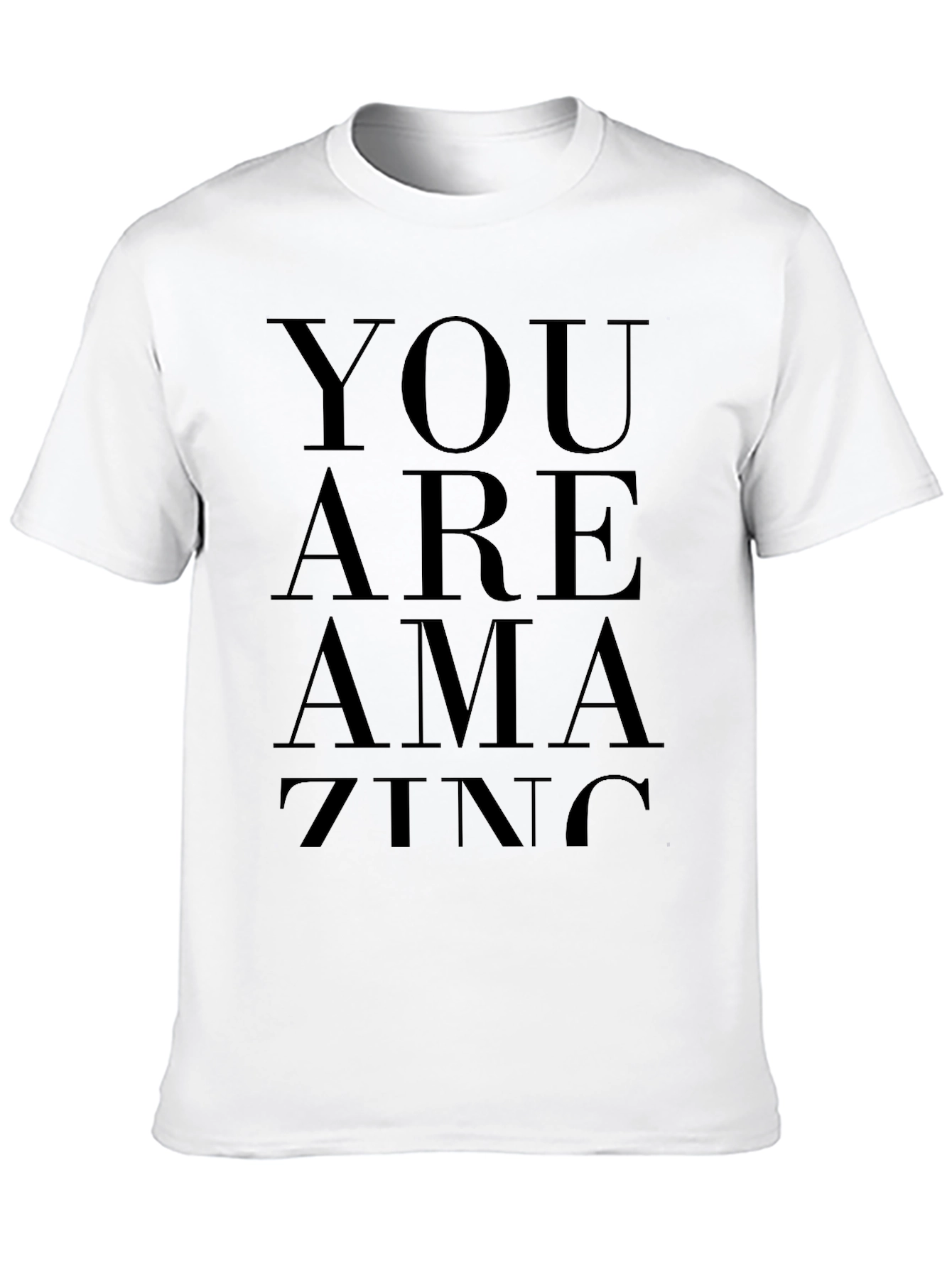 You Are Amazing Black Graphic Tee