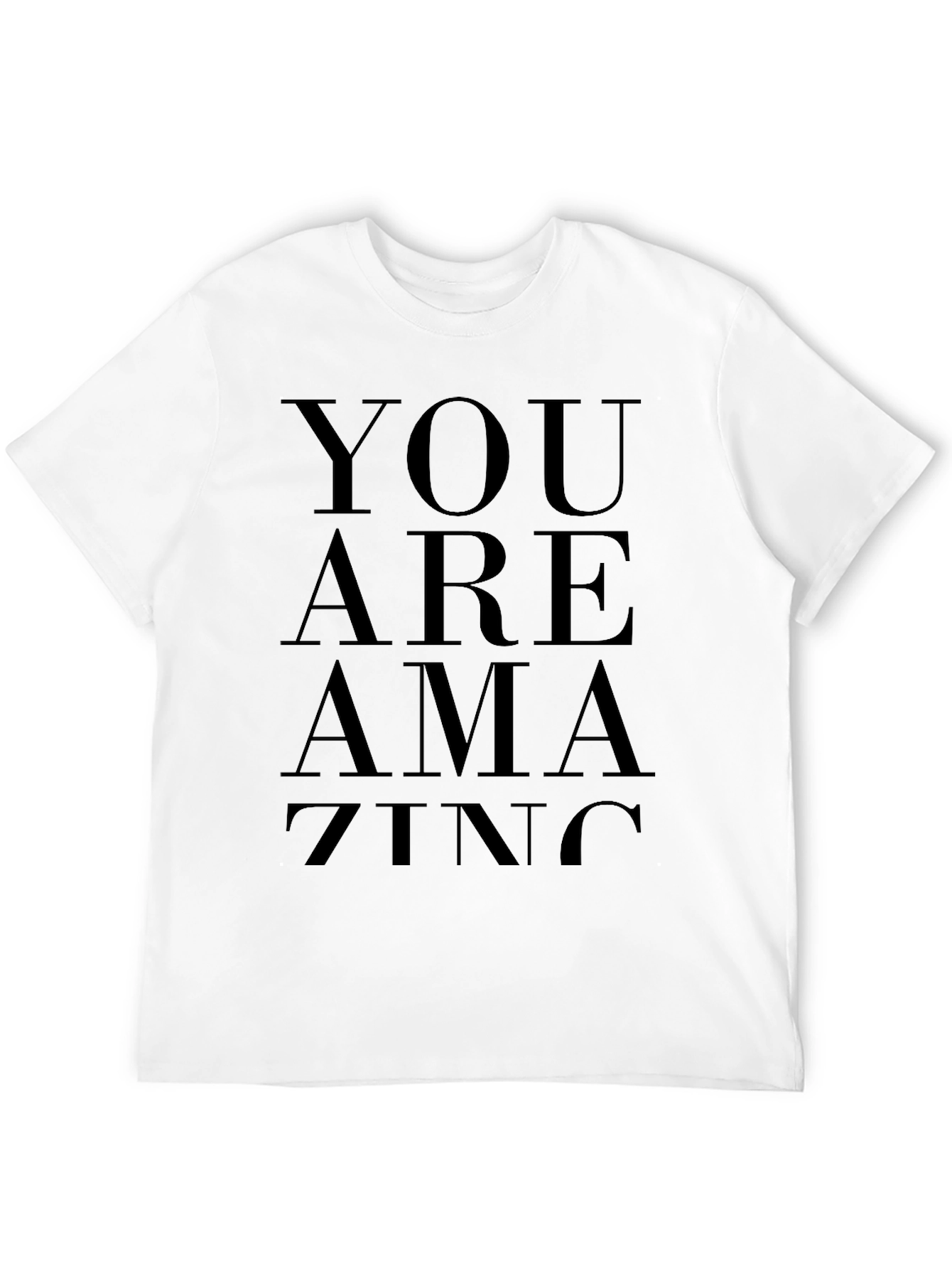 You Are Amazing Black Graphic Tee