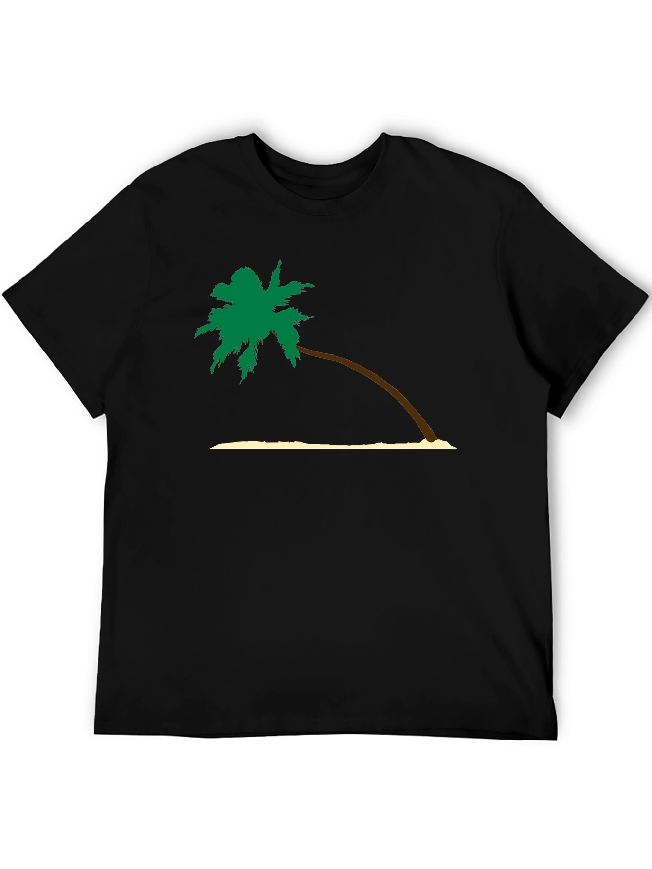 Tropical Palm Tree Graphic Tee - Vacation Style