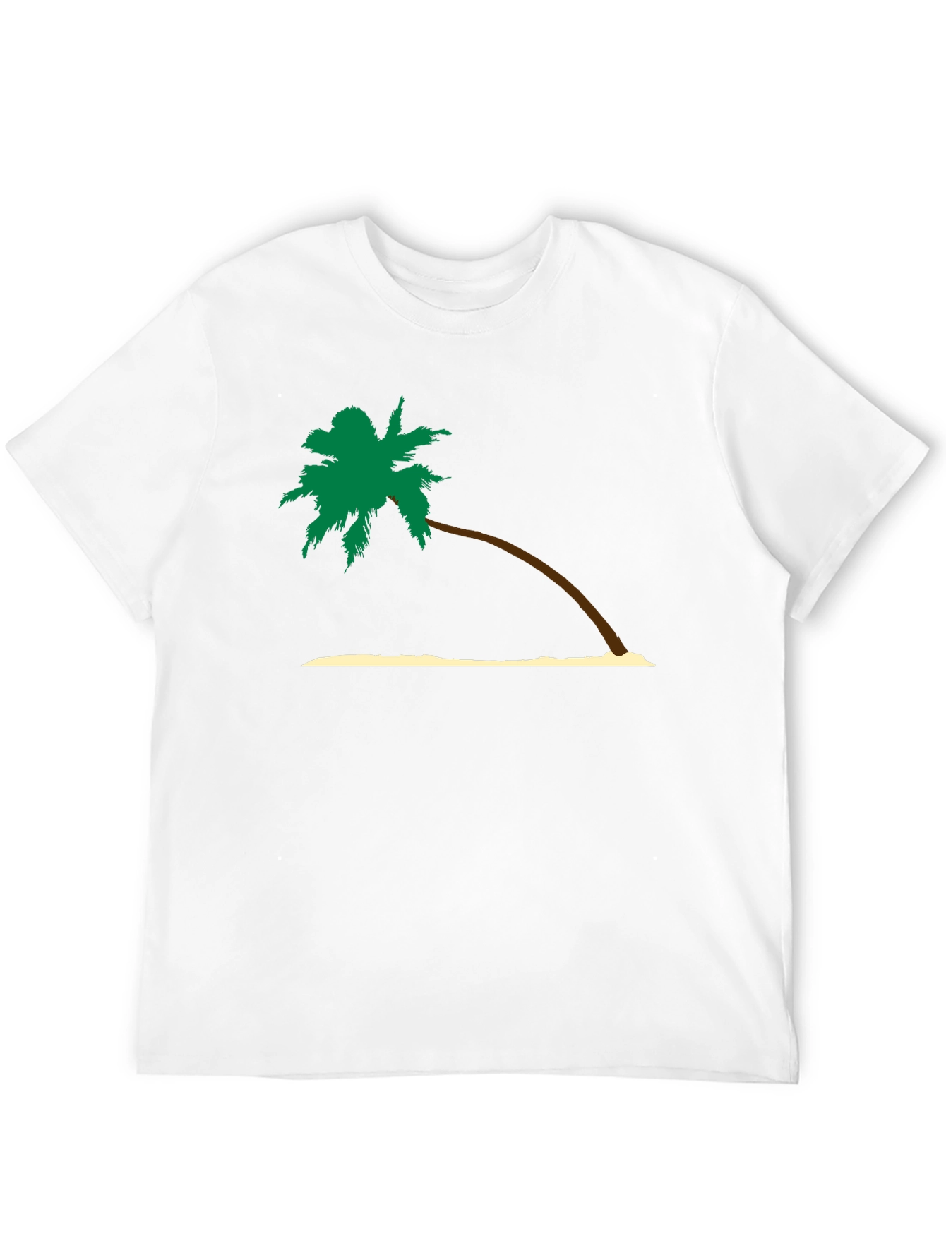 Tropical Palm Tree Graphic Tee - Vacation Style