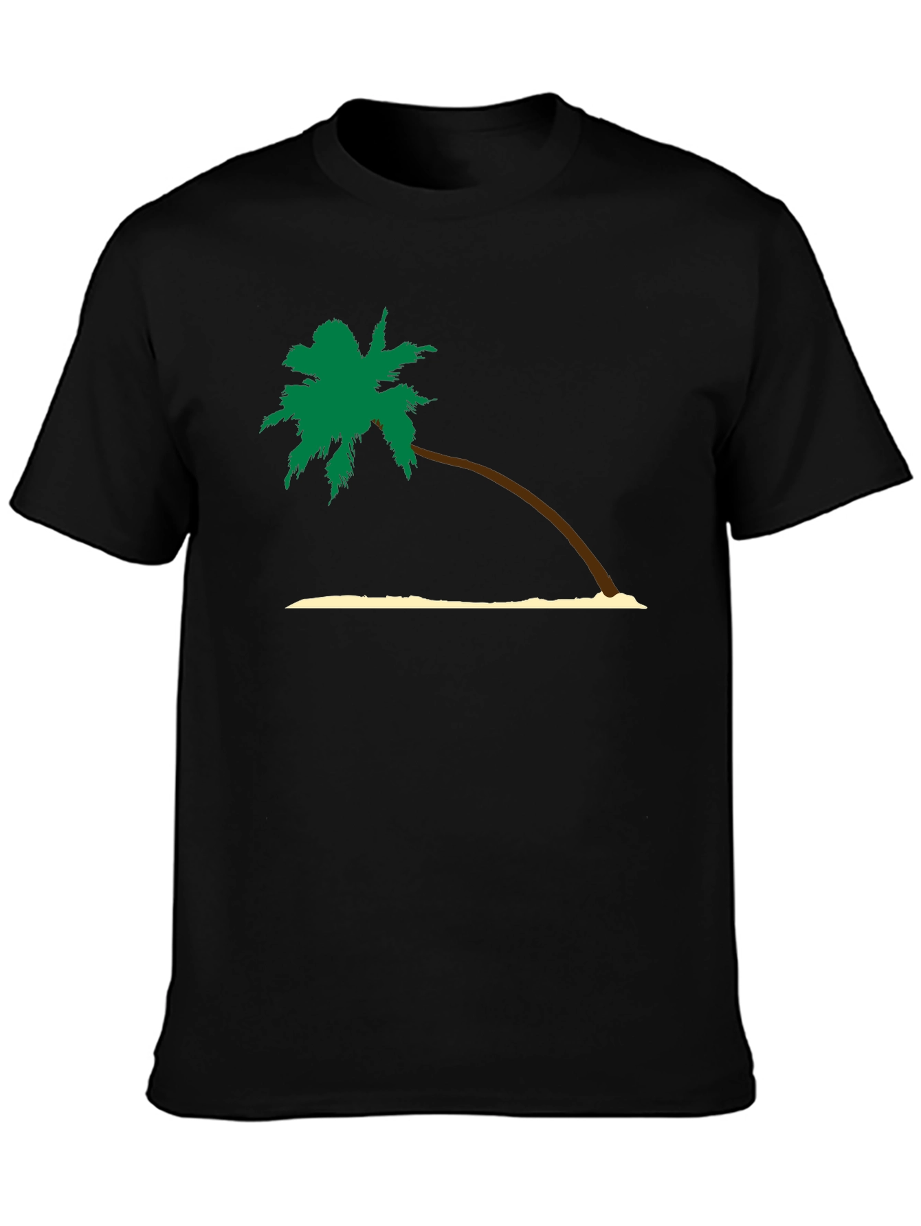 Tropical Palm Tree Graphic Tee - Vacation Style