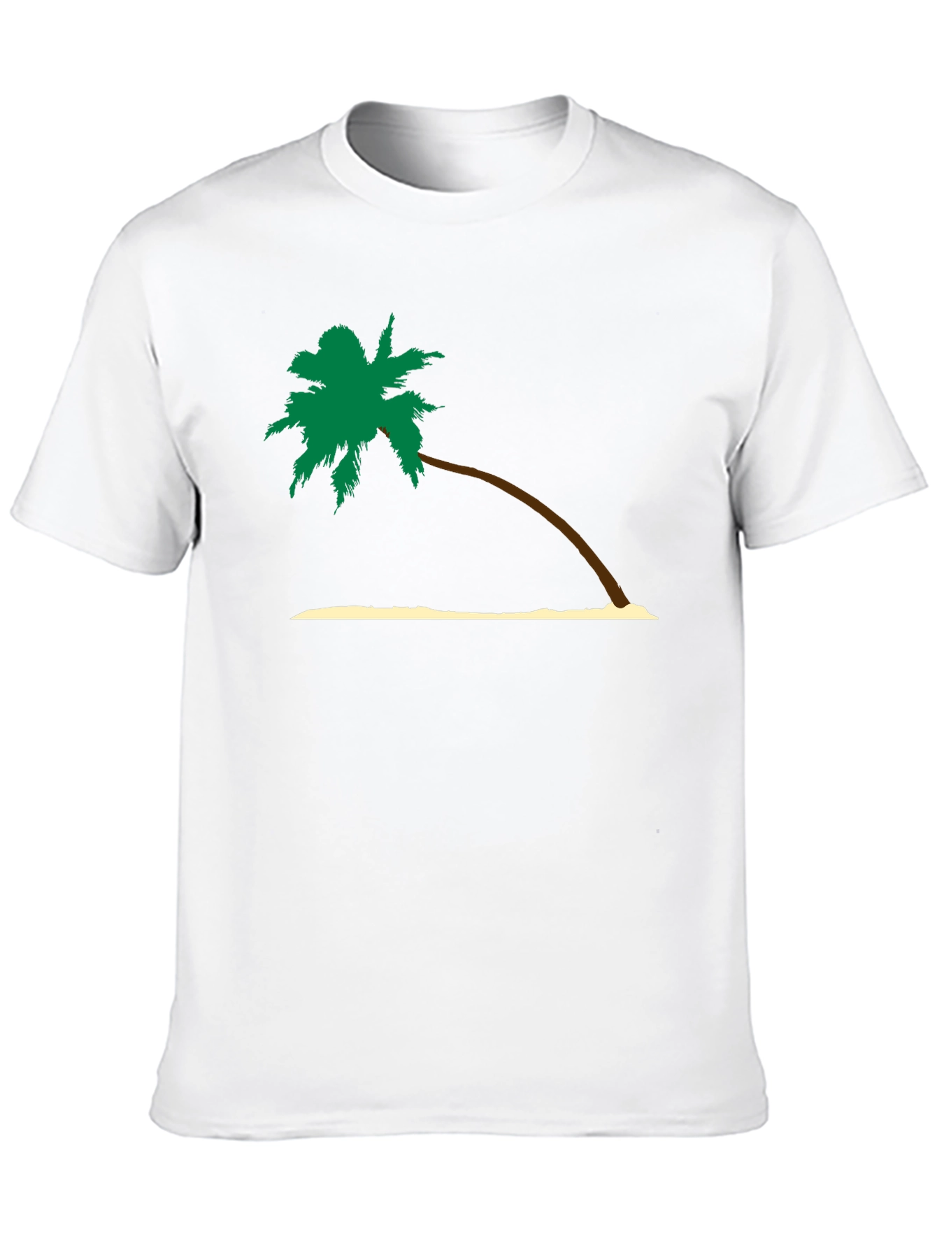 Tropical Palm Tree Graphic Tee - Vacation Style