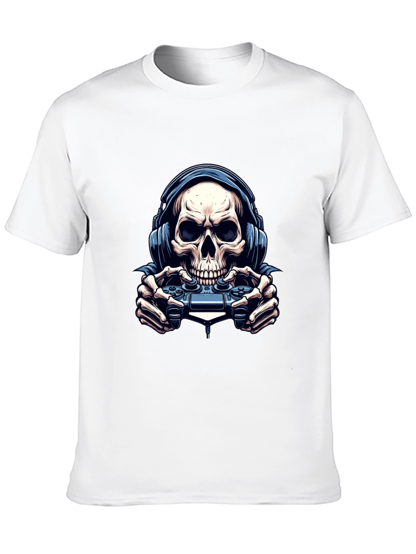 Skull Gamer Black T-Shirt