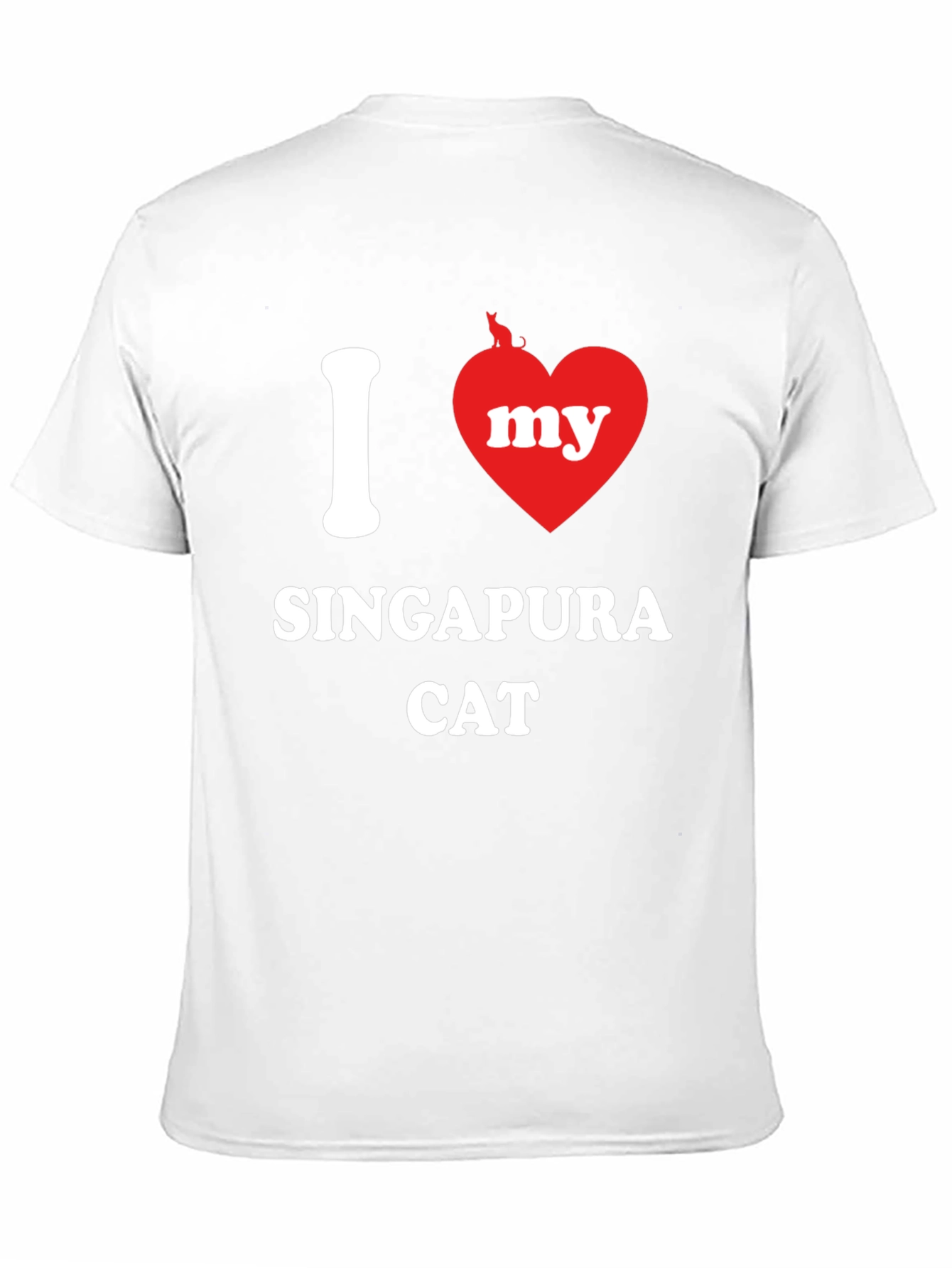 I Love My Singapura Cat T-Shirt