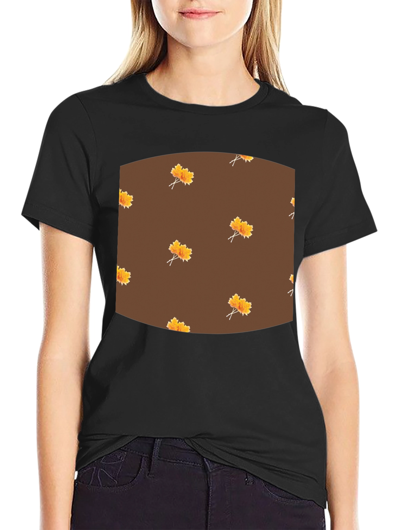 Autumn Leaves T-Shirt - Stylish Casual Wear