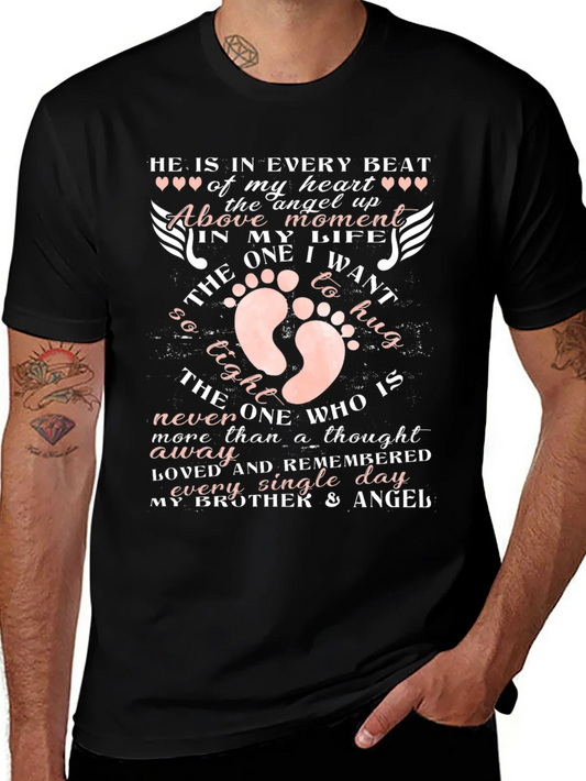 Brother Angel Memorial T-Shirt Heartfelt Remembrance