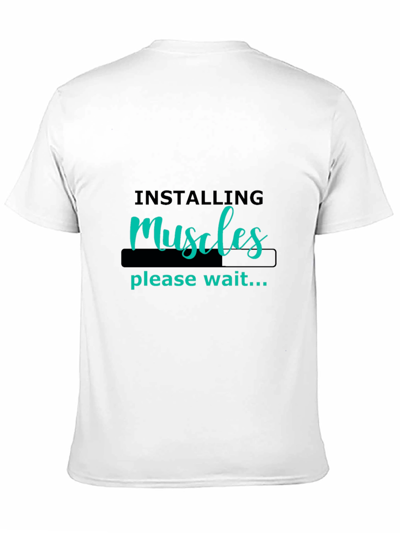 Installing Muscles Graphic Tee - Gym Workout Shirt