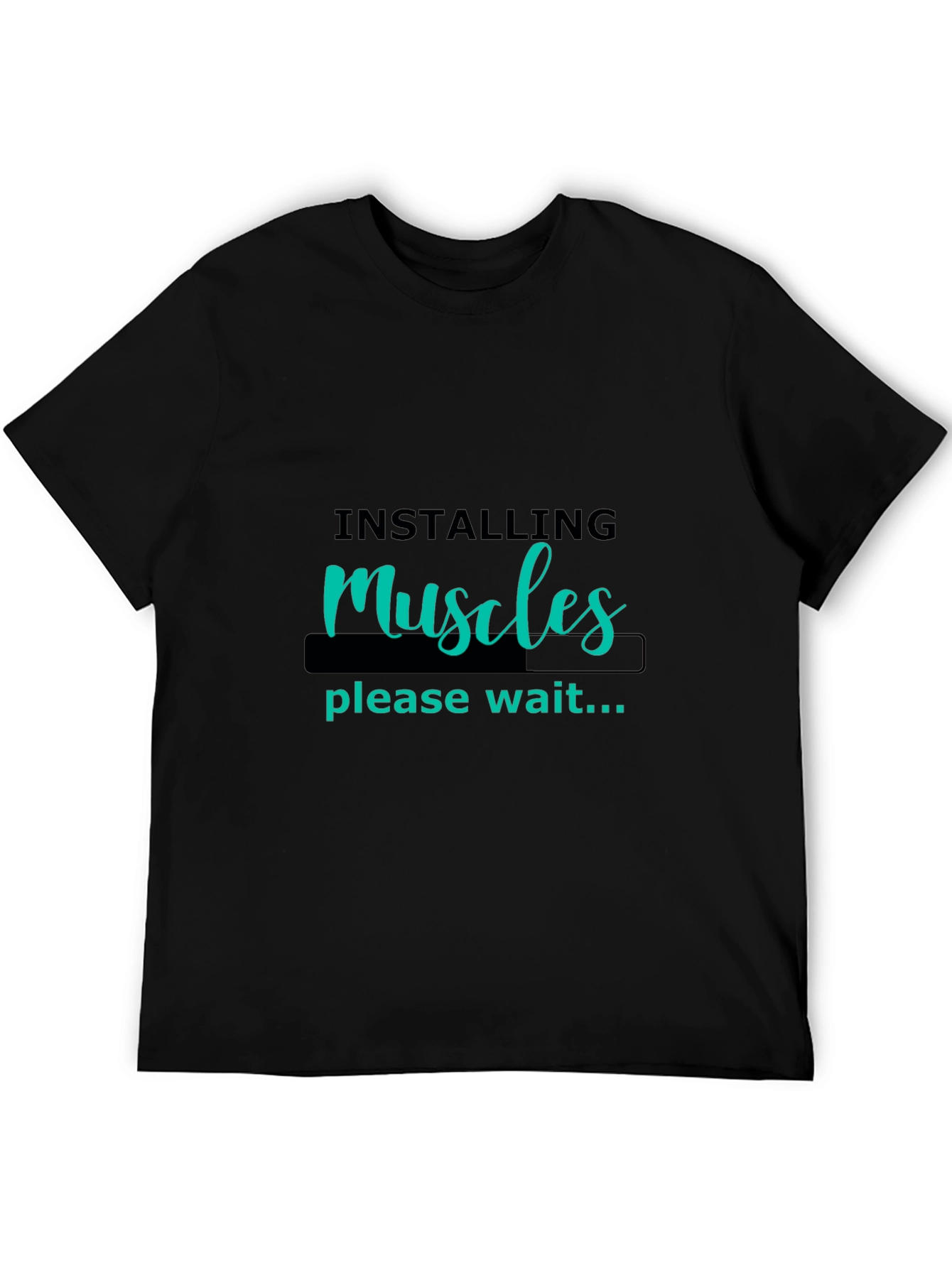 Installing Muscles Graphic Tee - Gym Workout Shirt