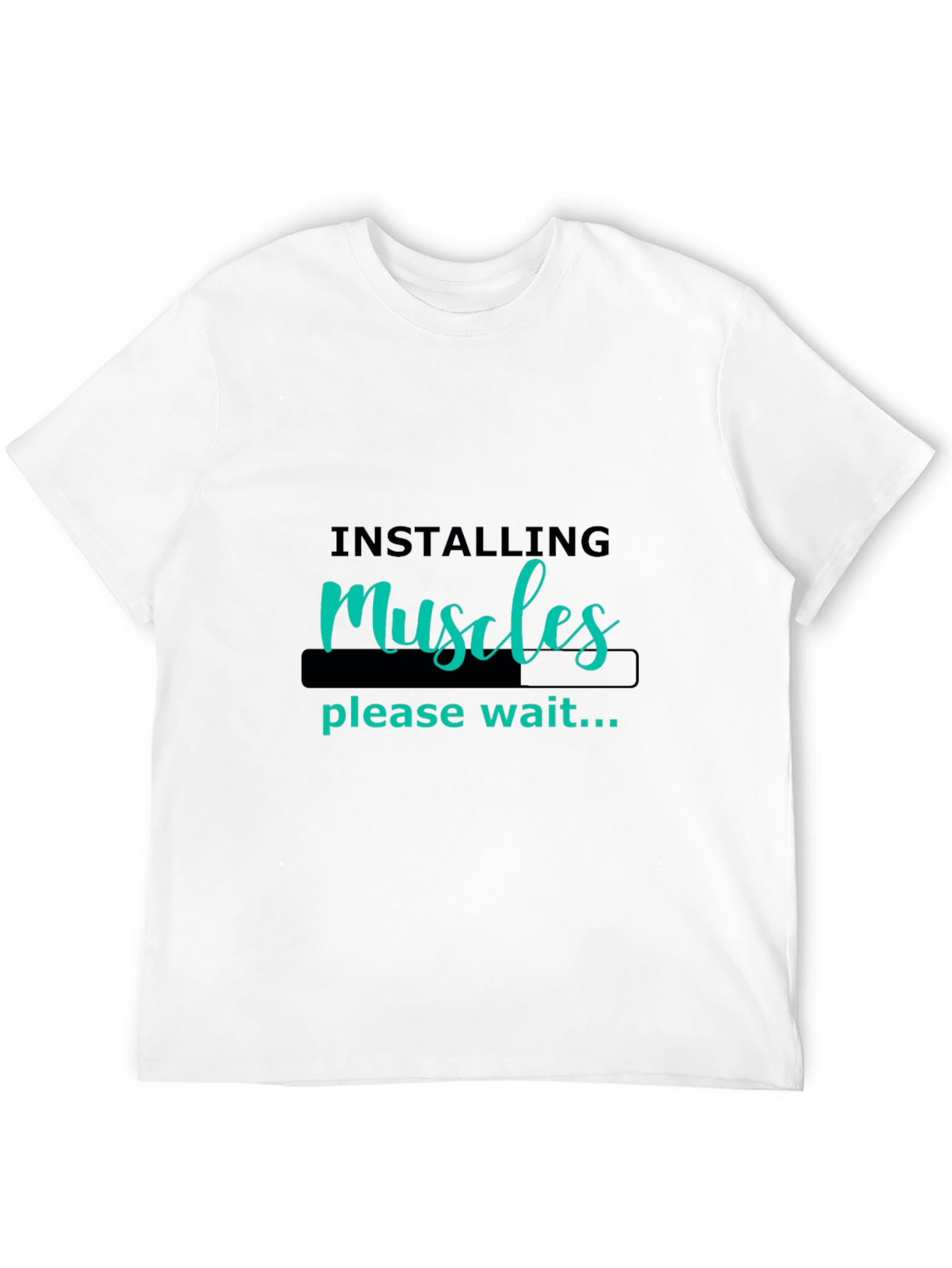 Installing Muscles Graphic Tee - Gym Workout Shirt
