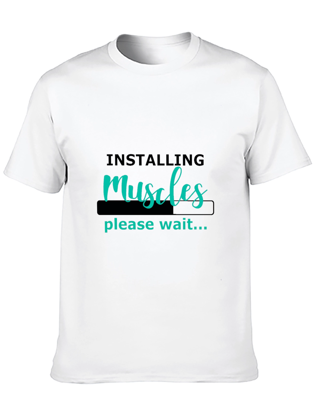 Installing Muscles Graphic Tee - Gym Workout Shirt