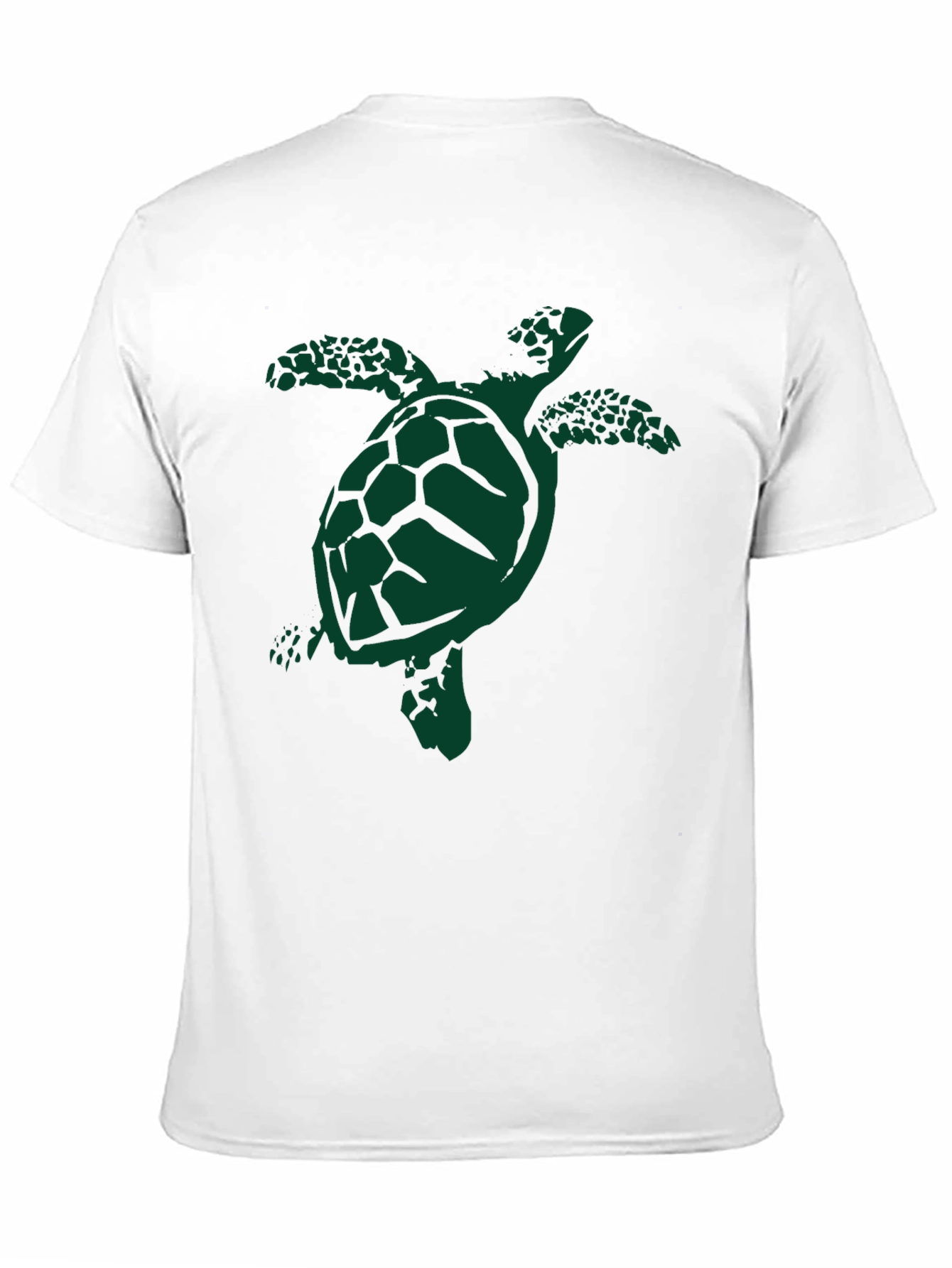 Turtle Graphic T-Shirt - Casual Black Tee