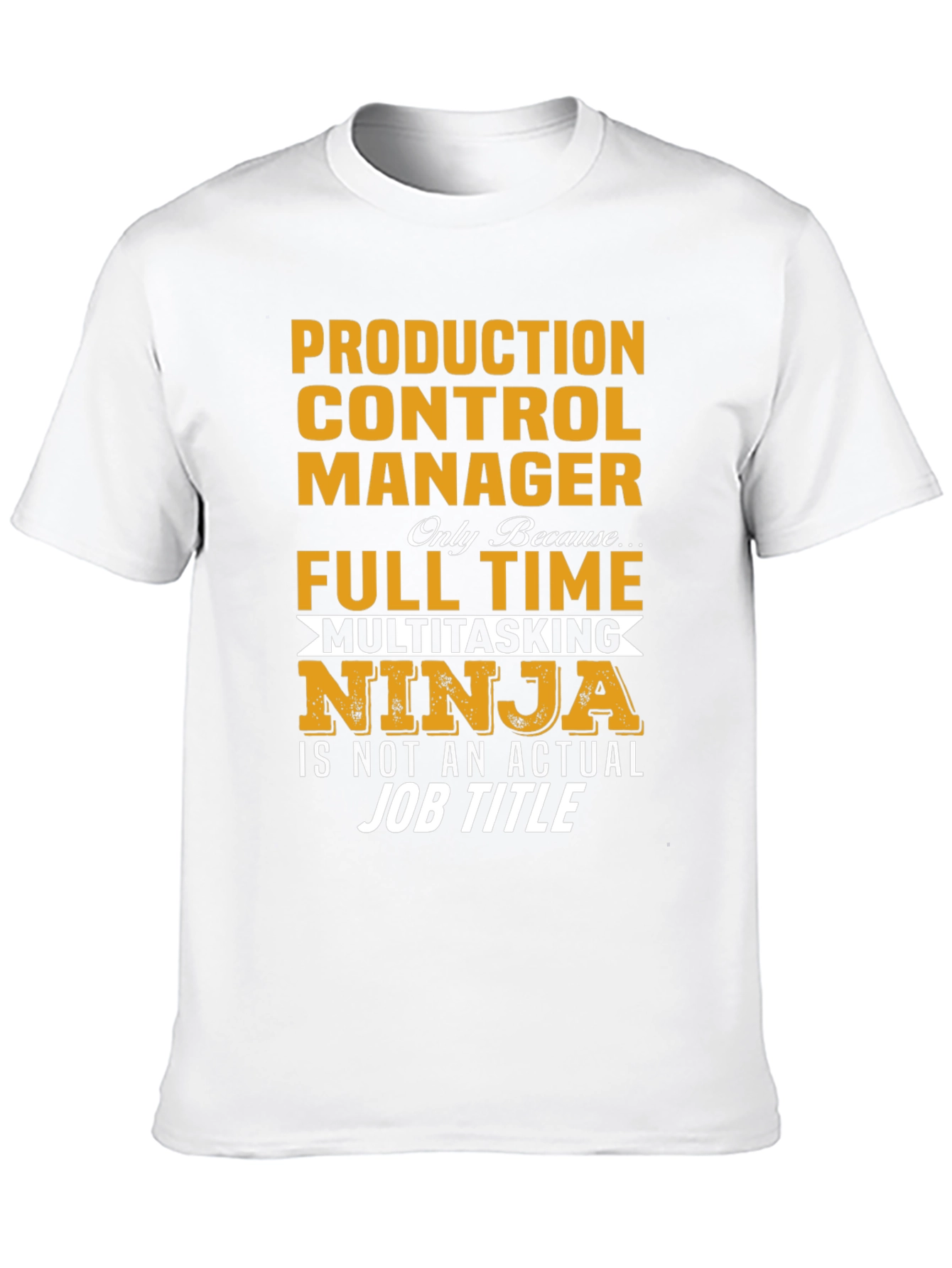 Production Control Manager Ninja T-Shirt