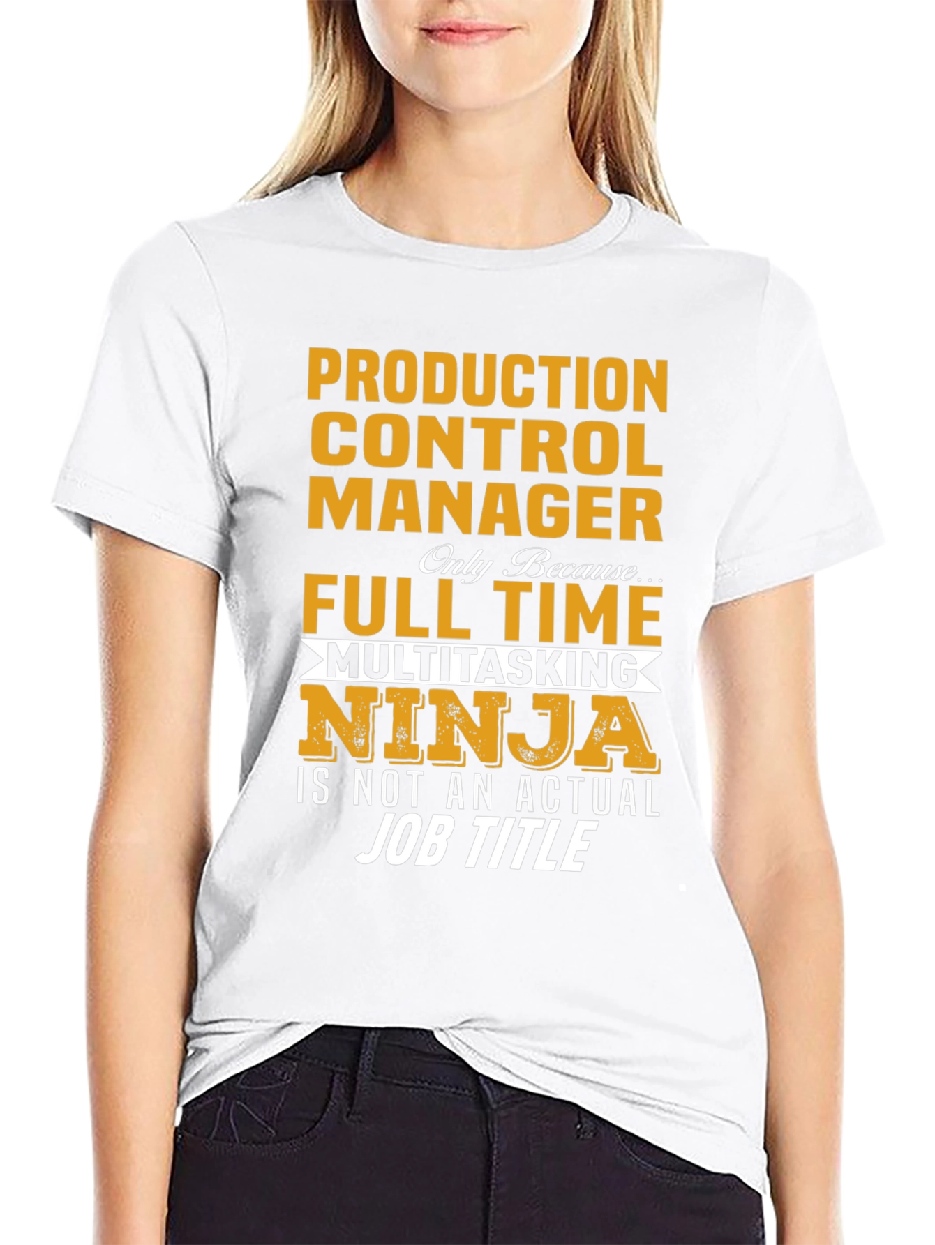 Production Control Manager Ninja T-Shirt