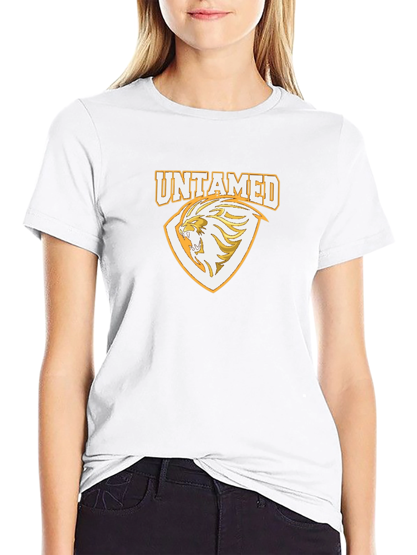 Untamed Lion Graphic Print Mens T-Shirt