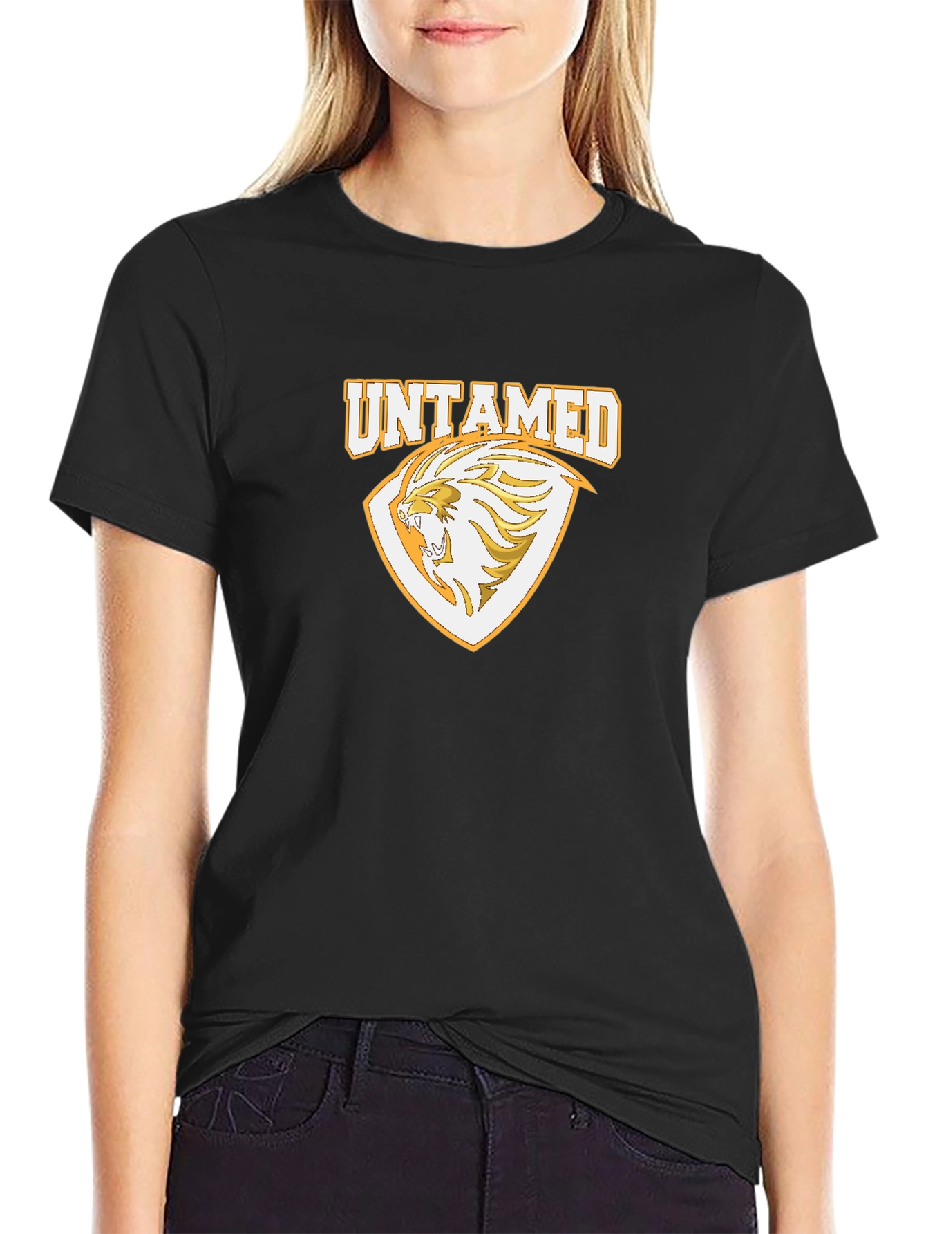 Untamed Lion Graphic Print Mens T-Shirt