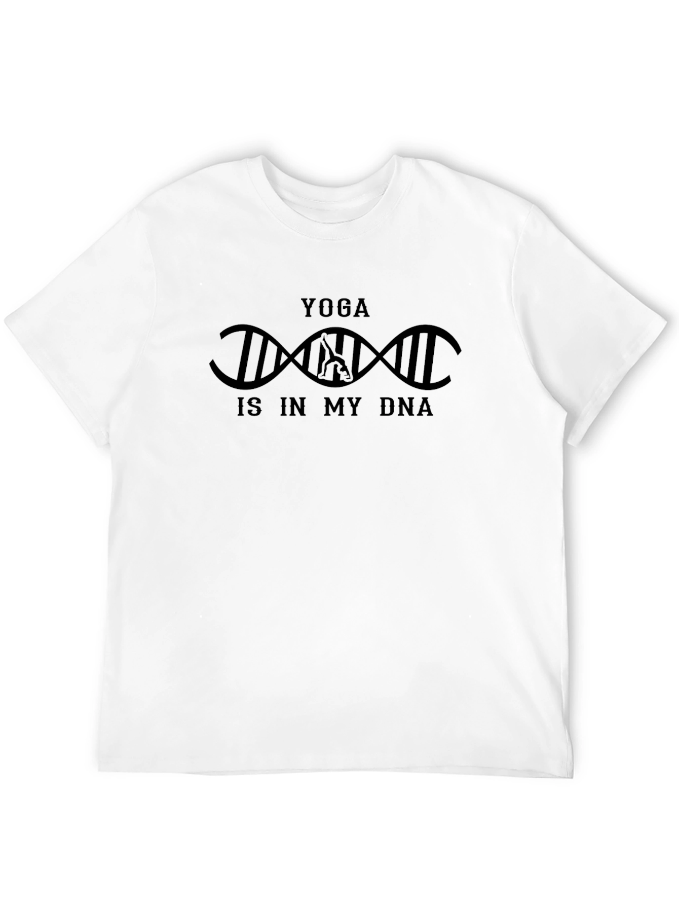 Yoga DNA T-Shirt - Black Graphic Tee