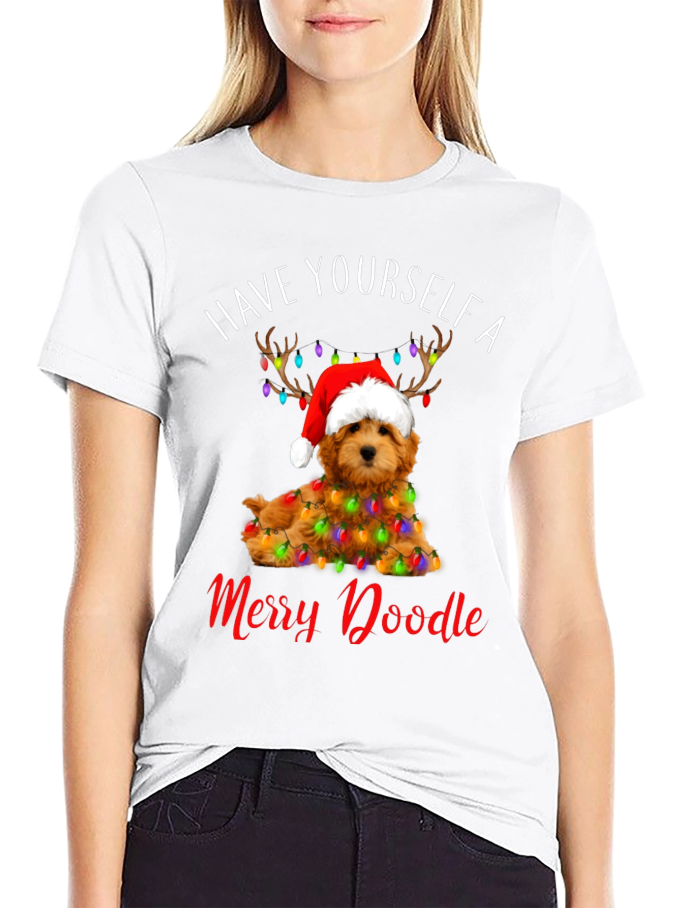 Merry Doodle Christmas T-Shirt