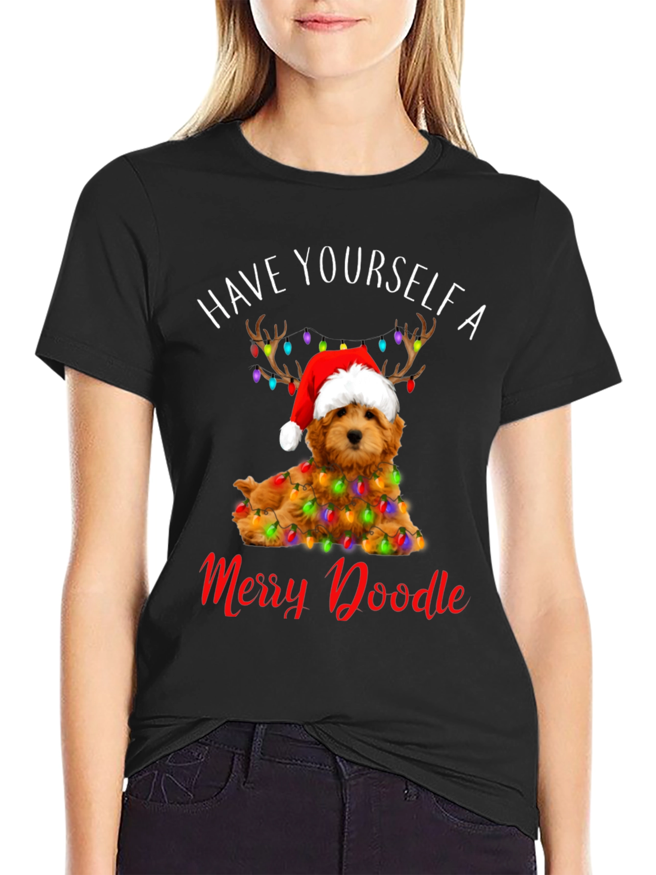 Merry Doodle Christmas T-Shirt