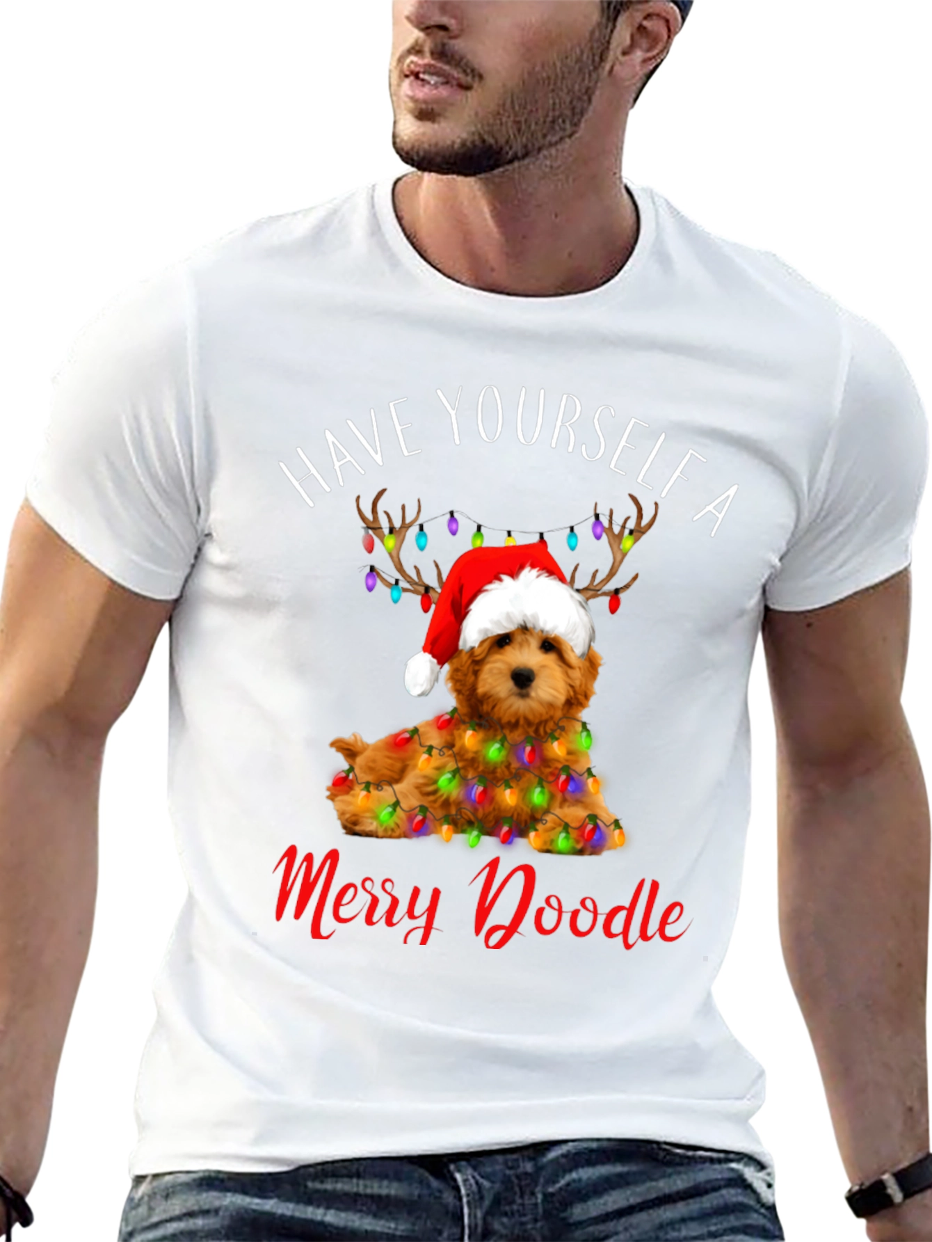 Merry Doodle Christmas T-Shirt