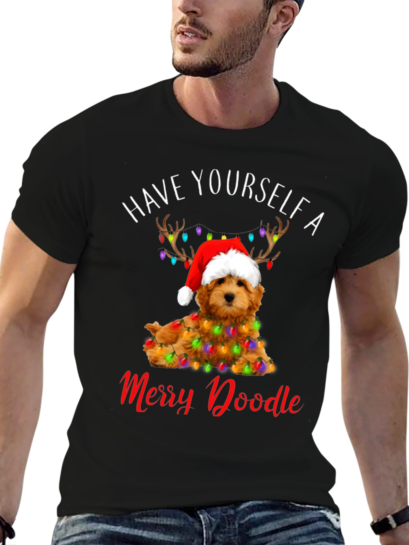 Merry Doodle Christmas T-Shirt