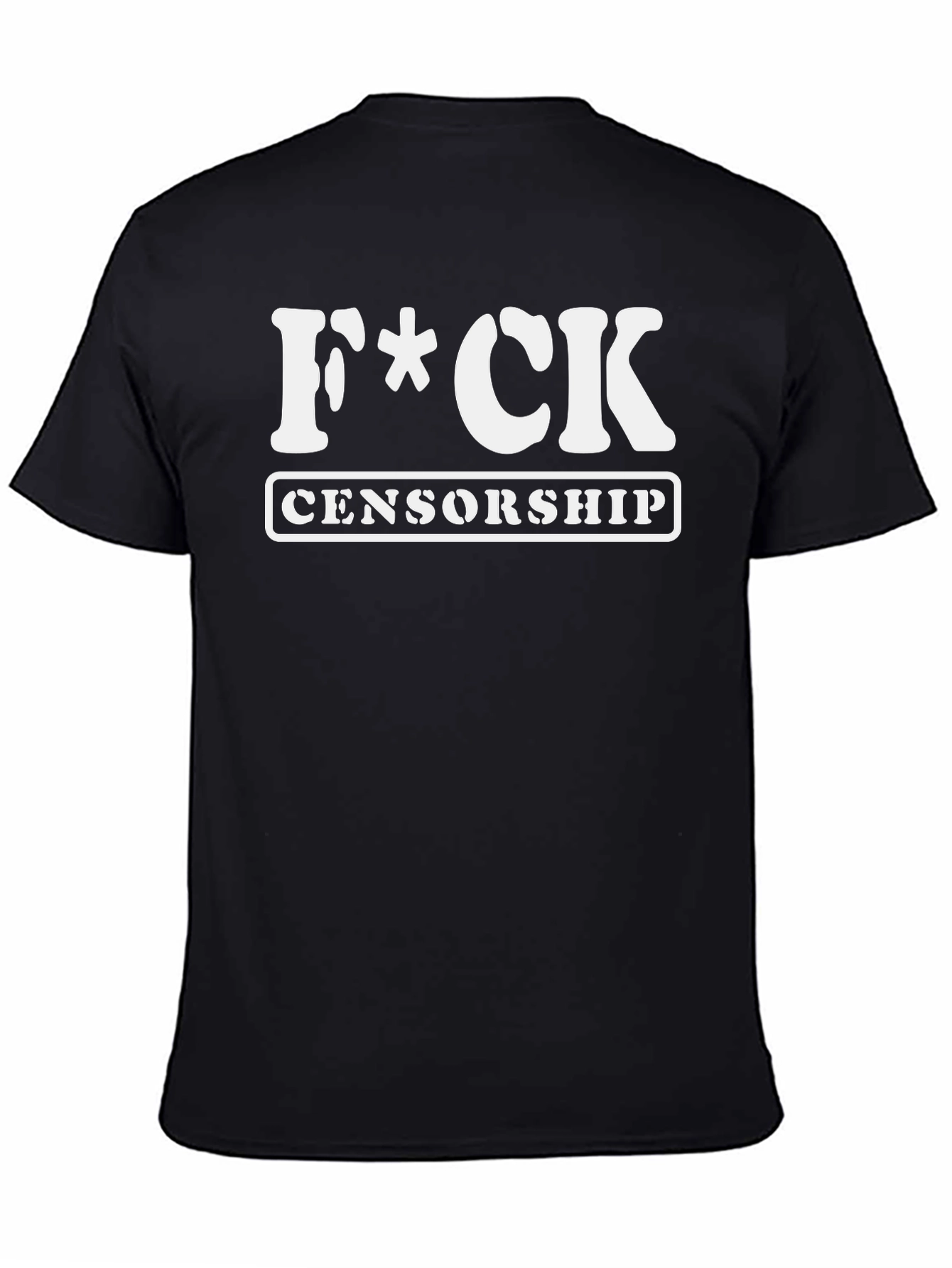 F*CK Censorship Graphic T-Shirt - Bold Statement Tee