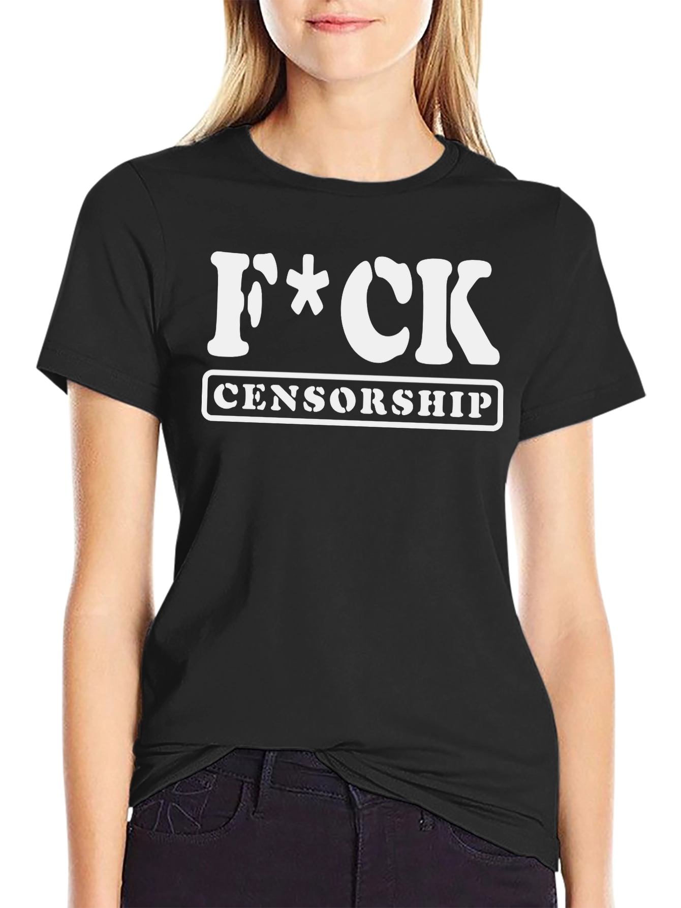 F*CK Censorship Graphic T-Shirt - Bold Statement Tee