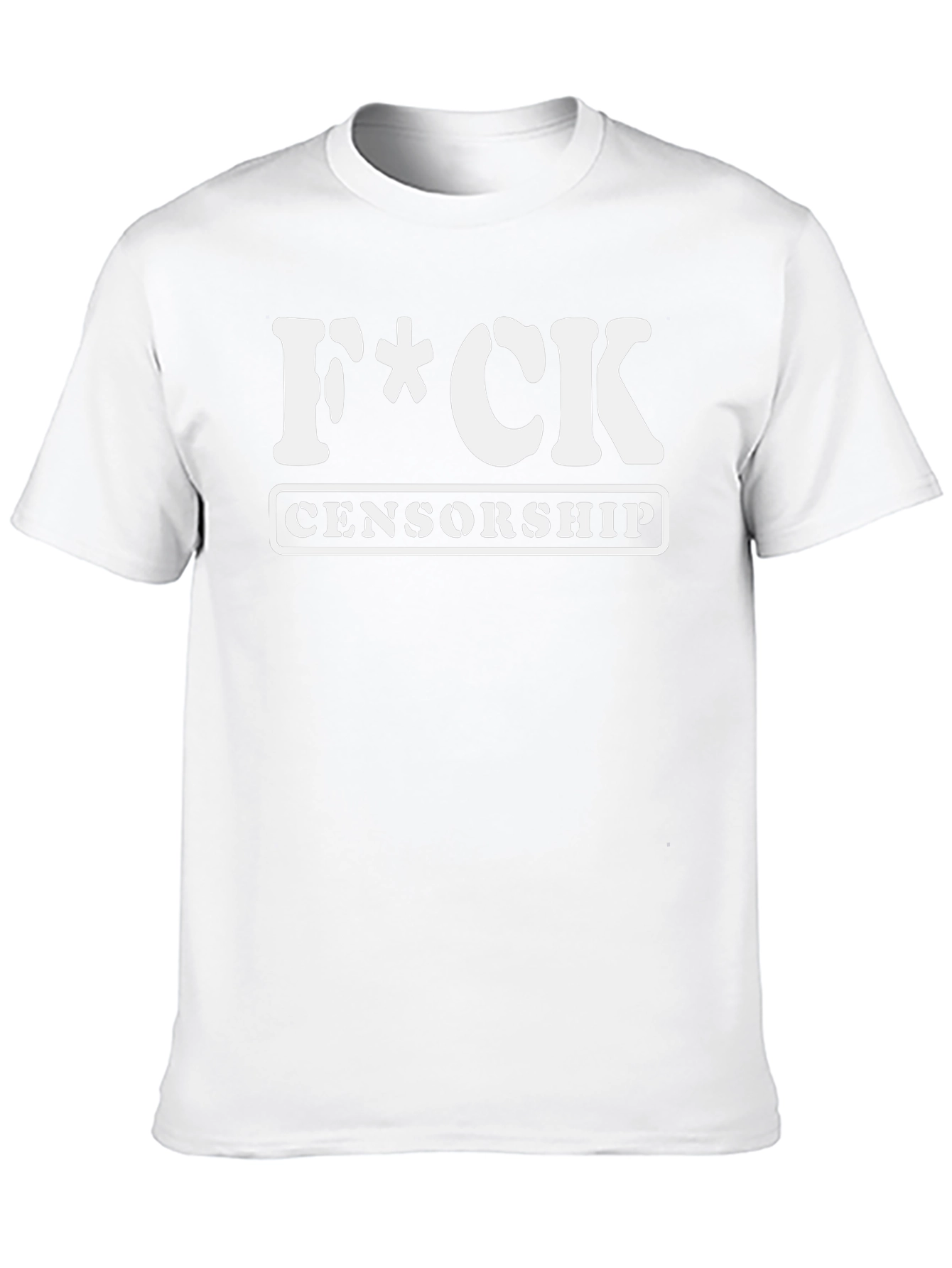 F*CK Censorship Graphic T-Shirt - Bold Statement Tee