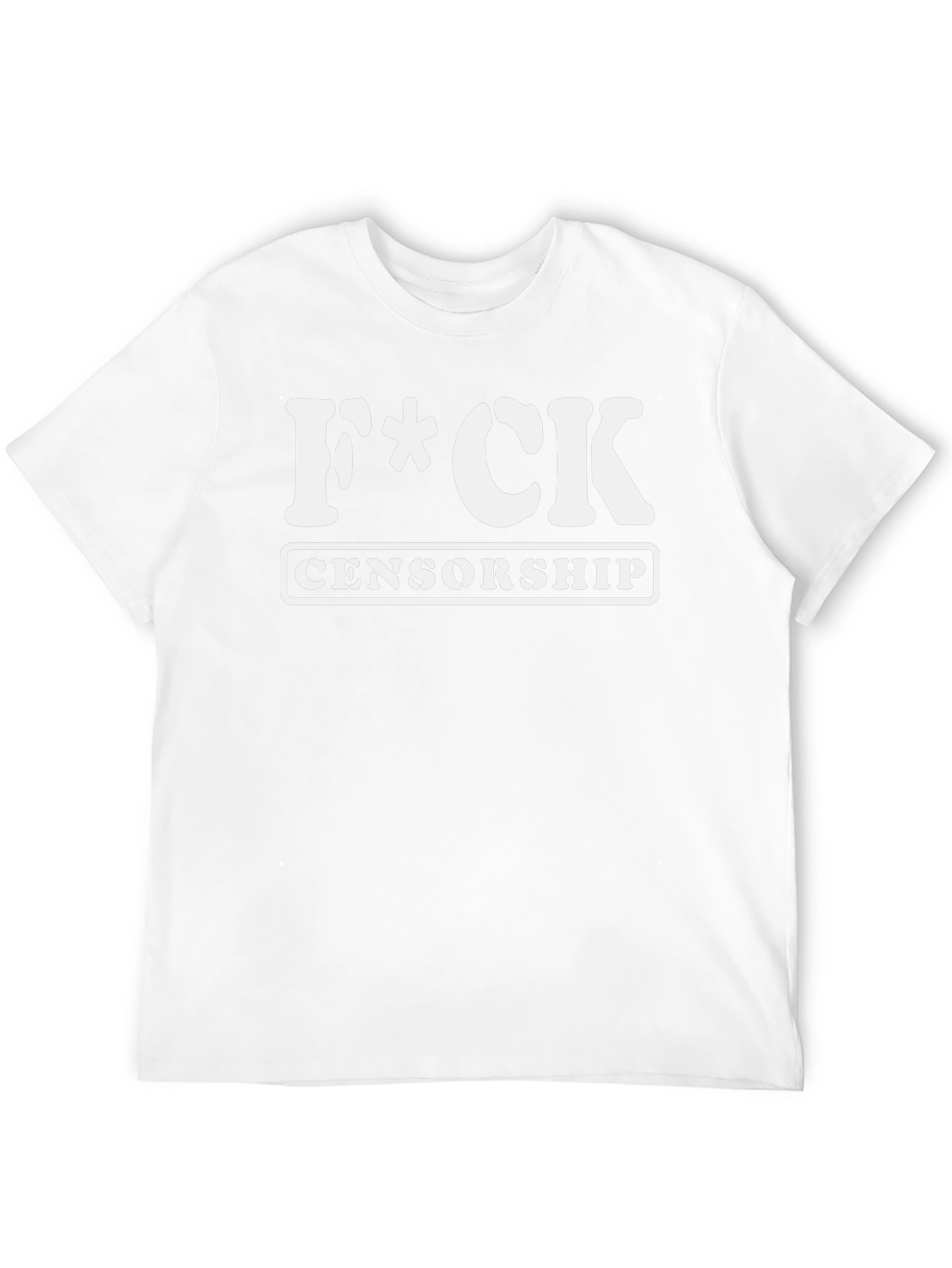 F*CK Censorship Graphic T-Shirt - Bold Statement Tee