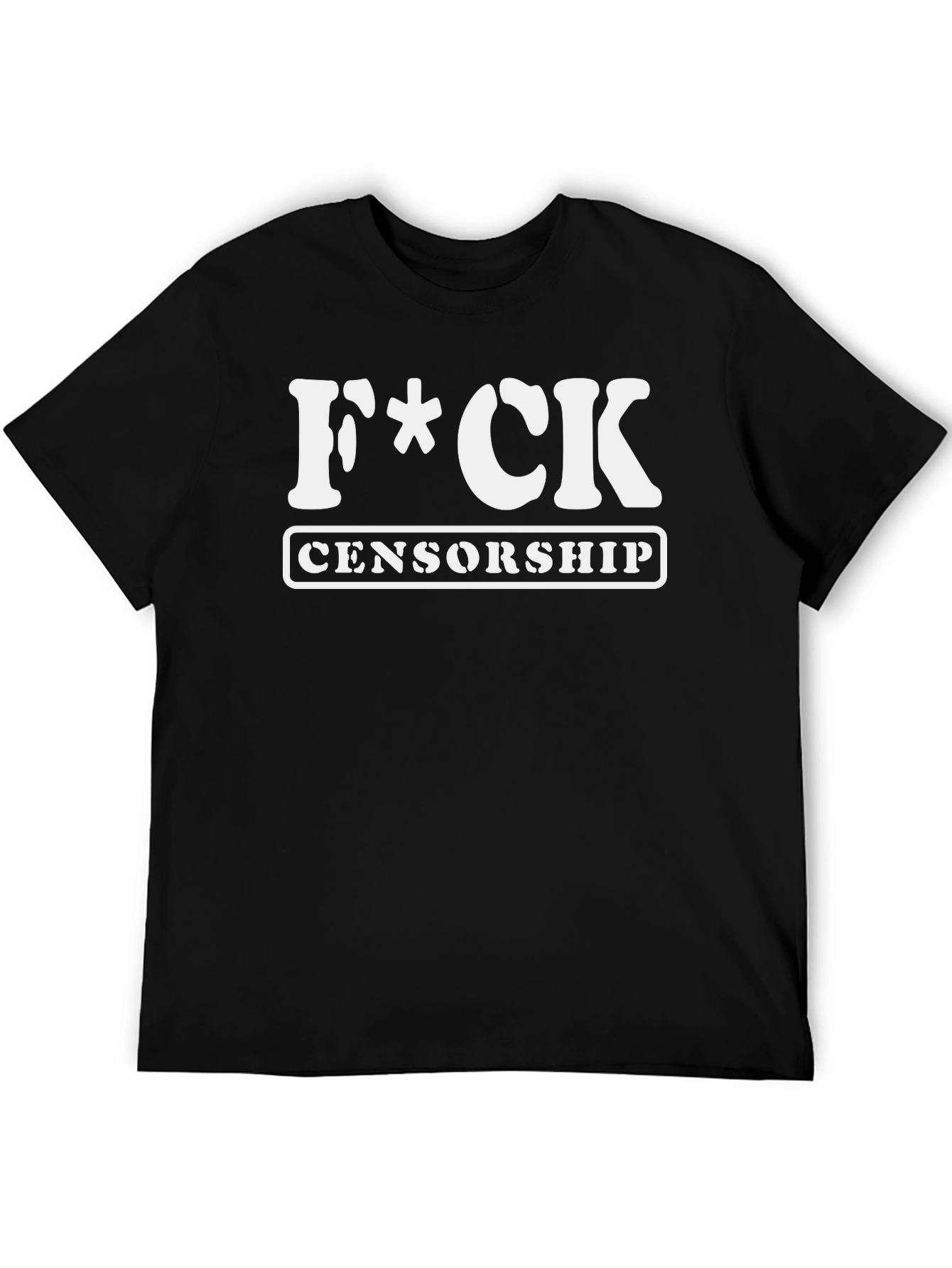 F*CK Censorship Graphic T-Shirt - Bold Statement Tee