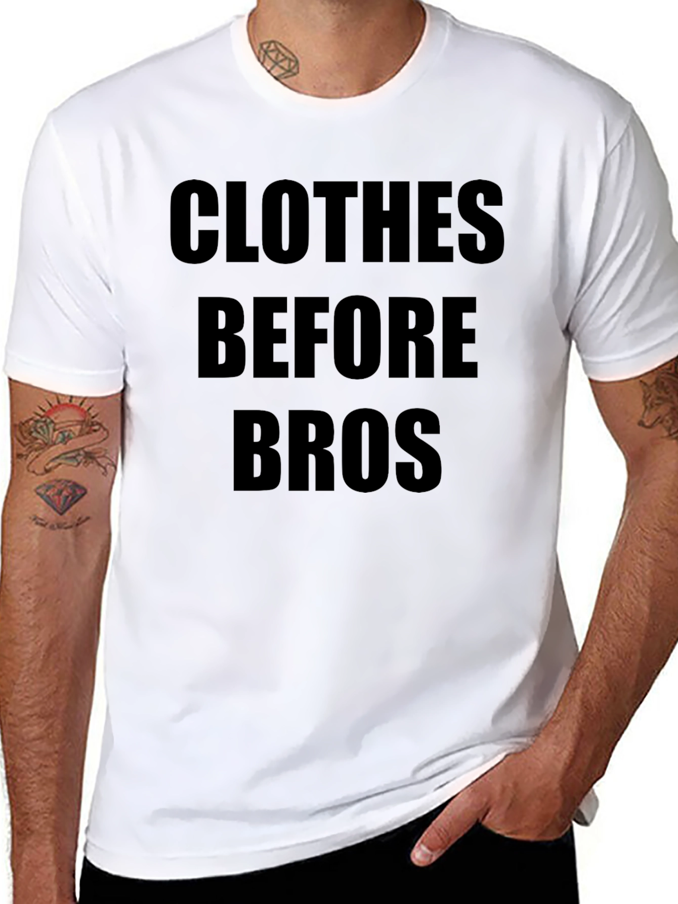 Clothes Before Bros Graphic Tee