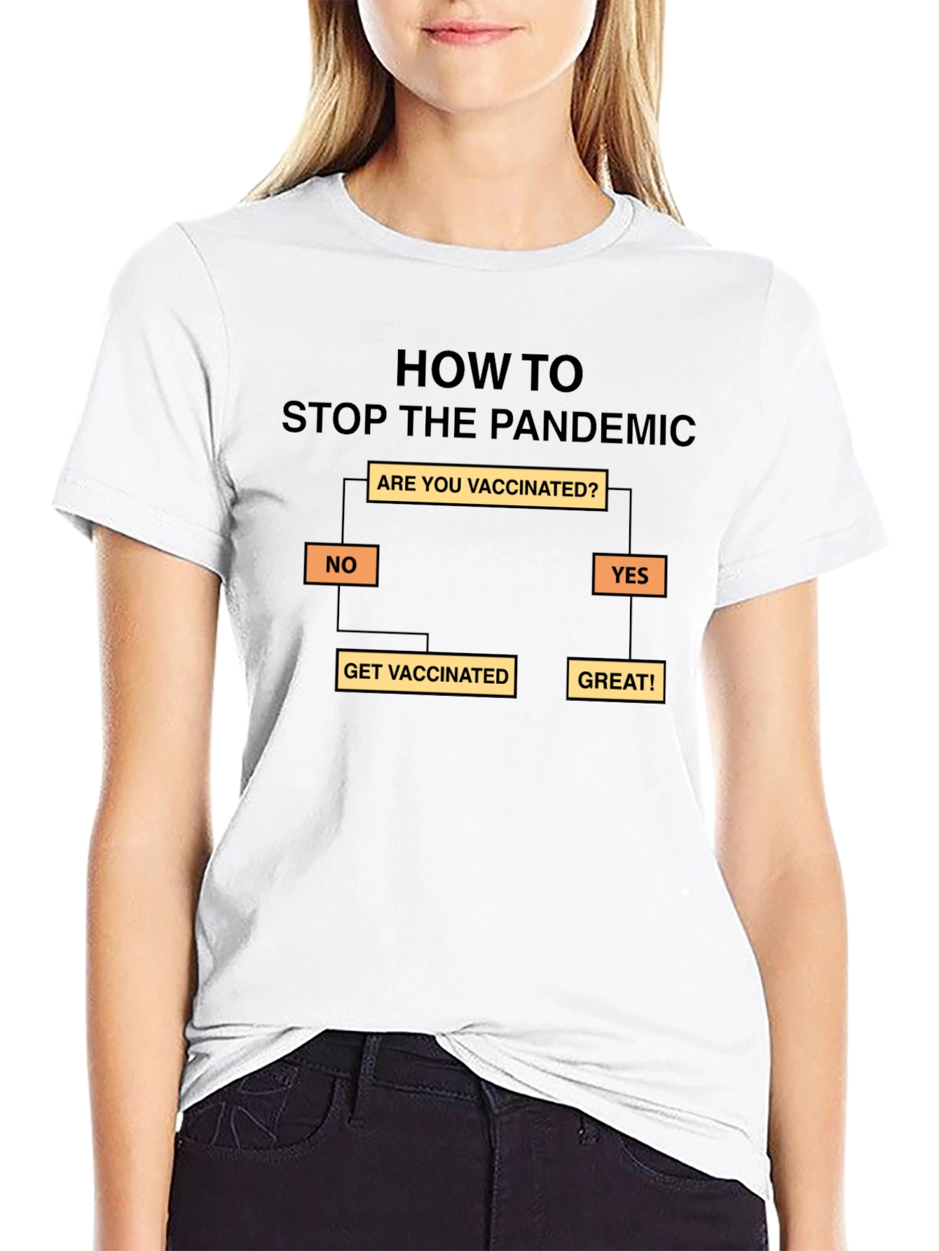Stop the Pandemic T-Shirt - Get Vaccinated
