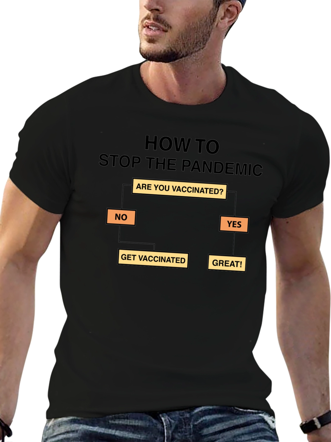 Stop the Pandemic T-Shirt - Get Vaccinated